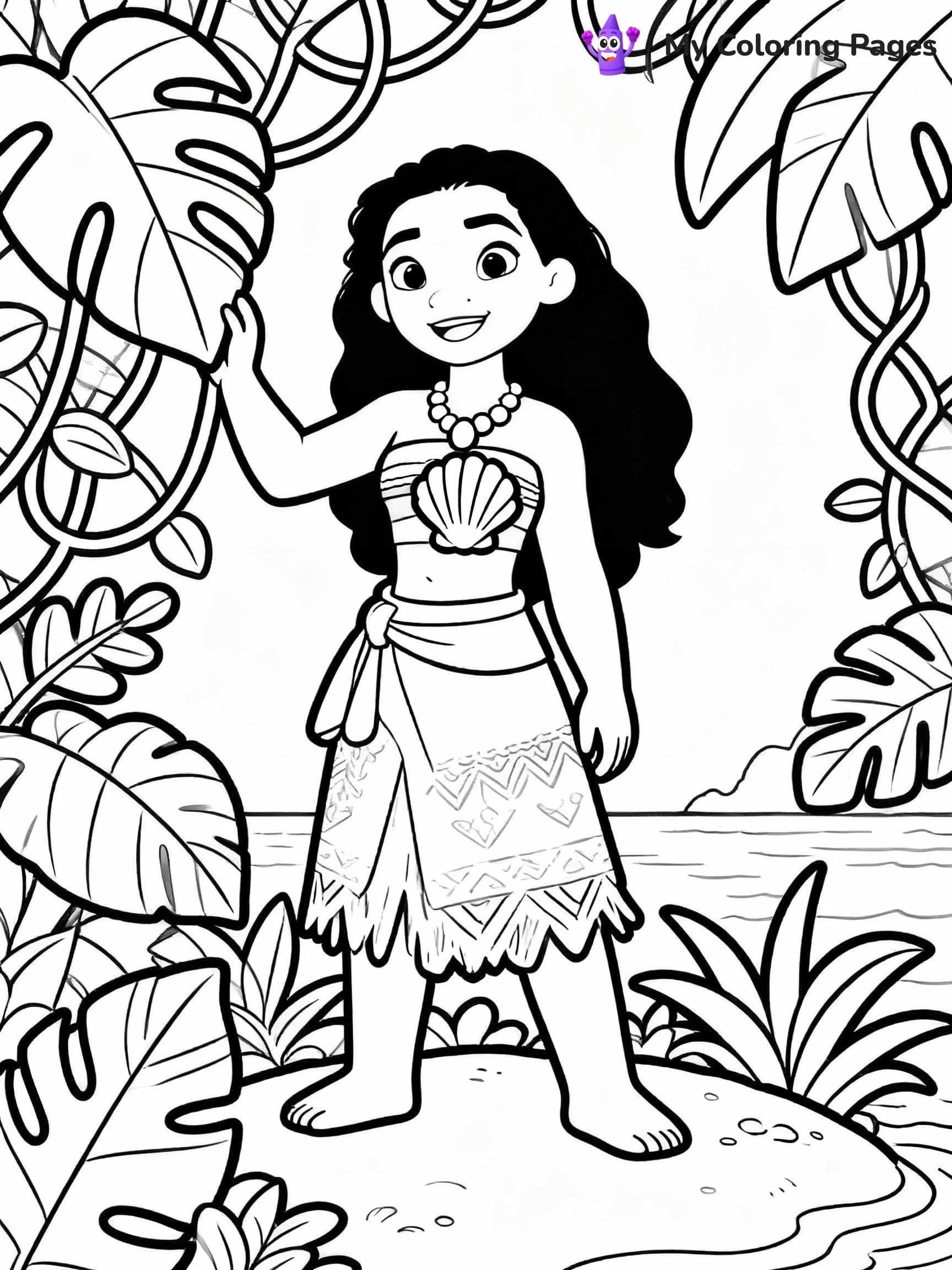 Moana Coloring Pages - 22