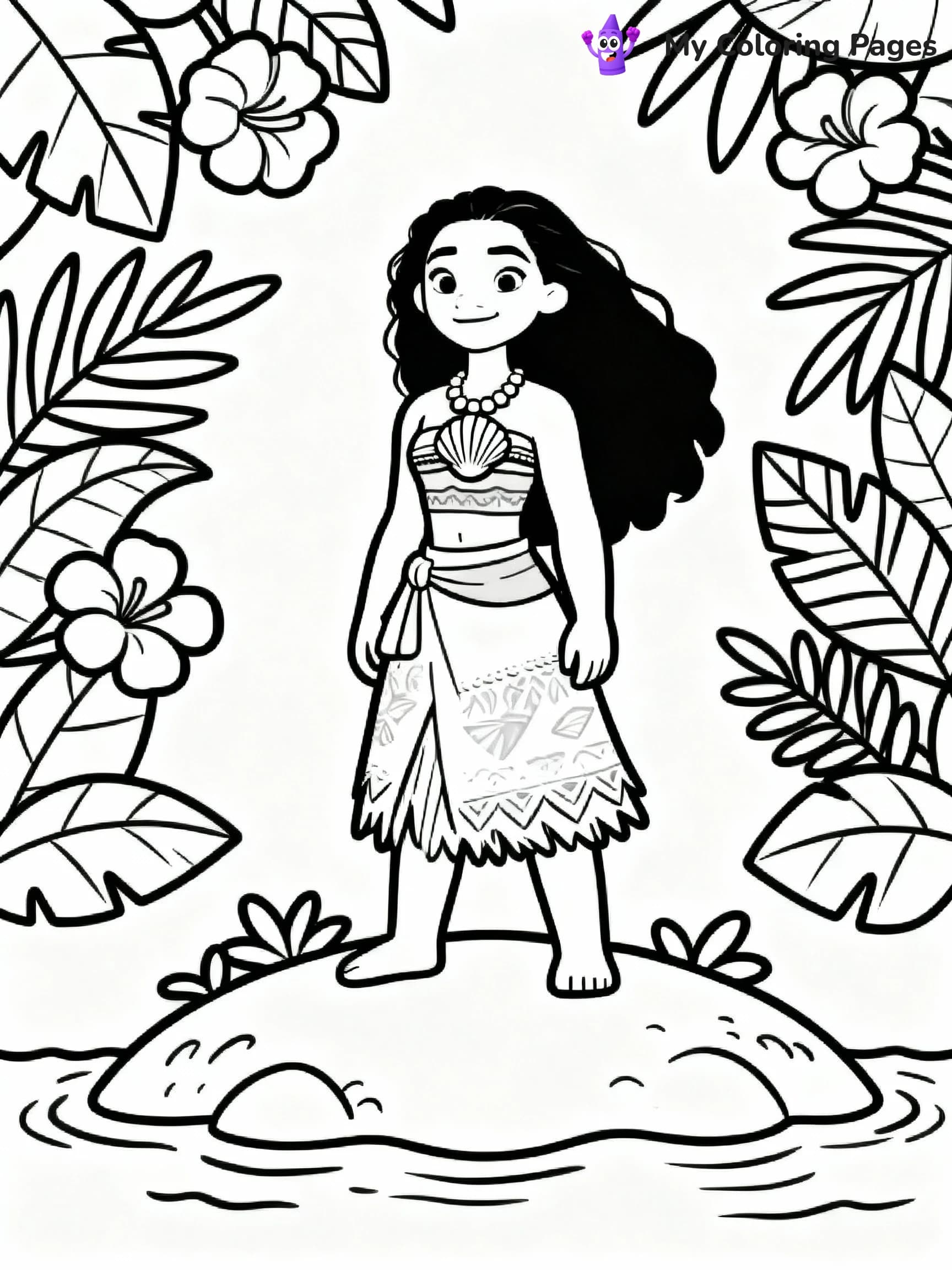 Moana Coloring Pages - 21