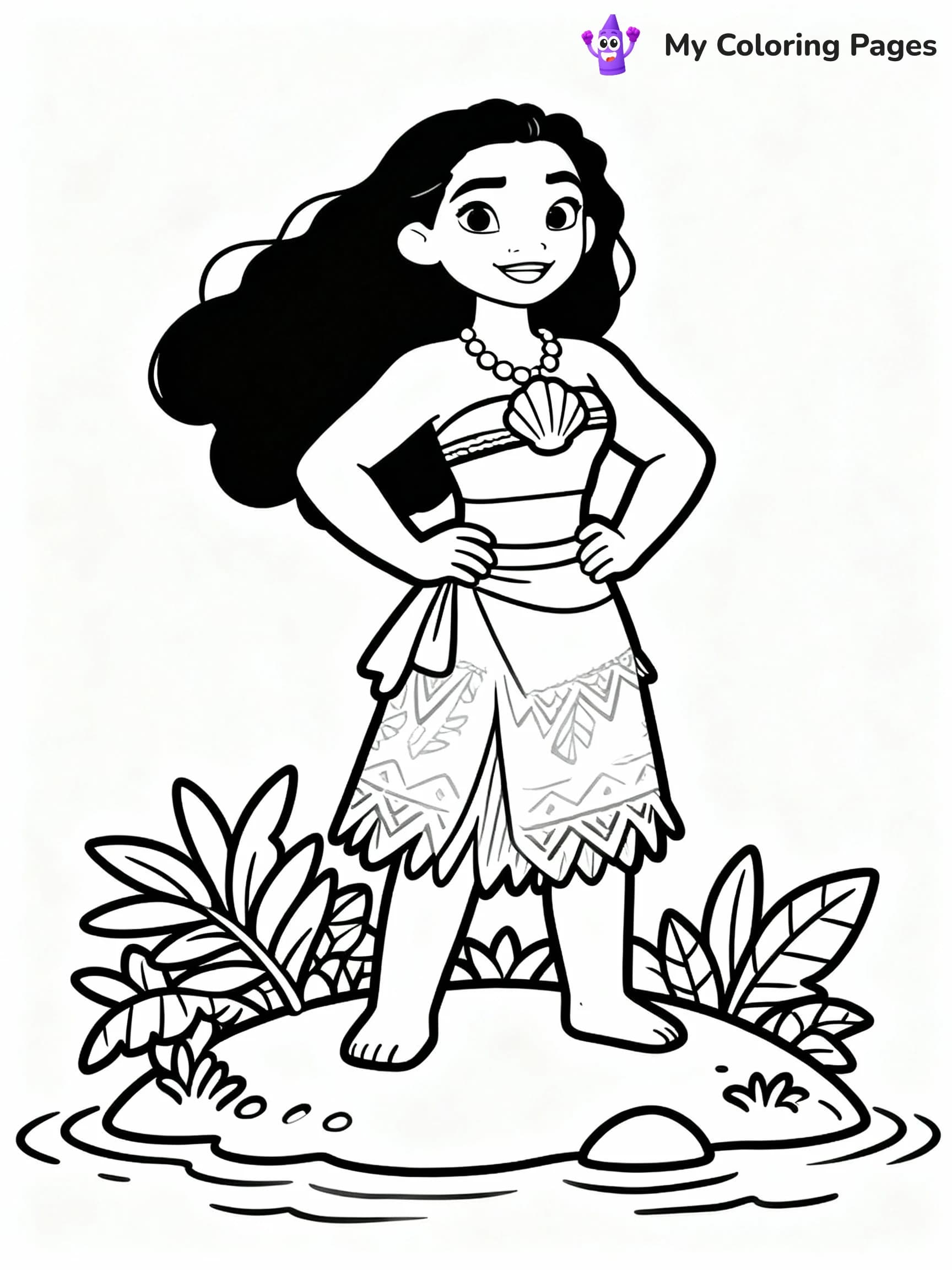 Moana Coloring Pages - 20