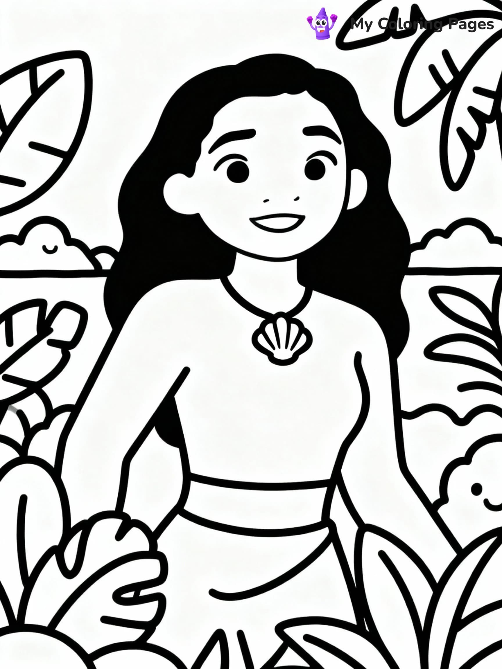 Moana Coloring Pages - 19