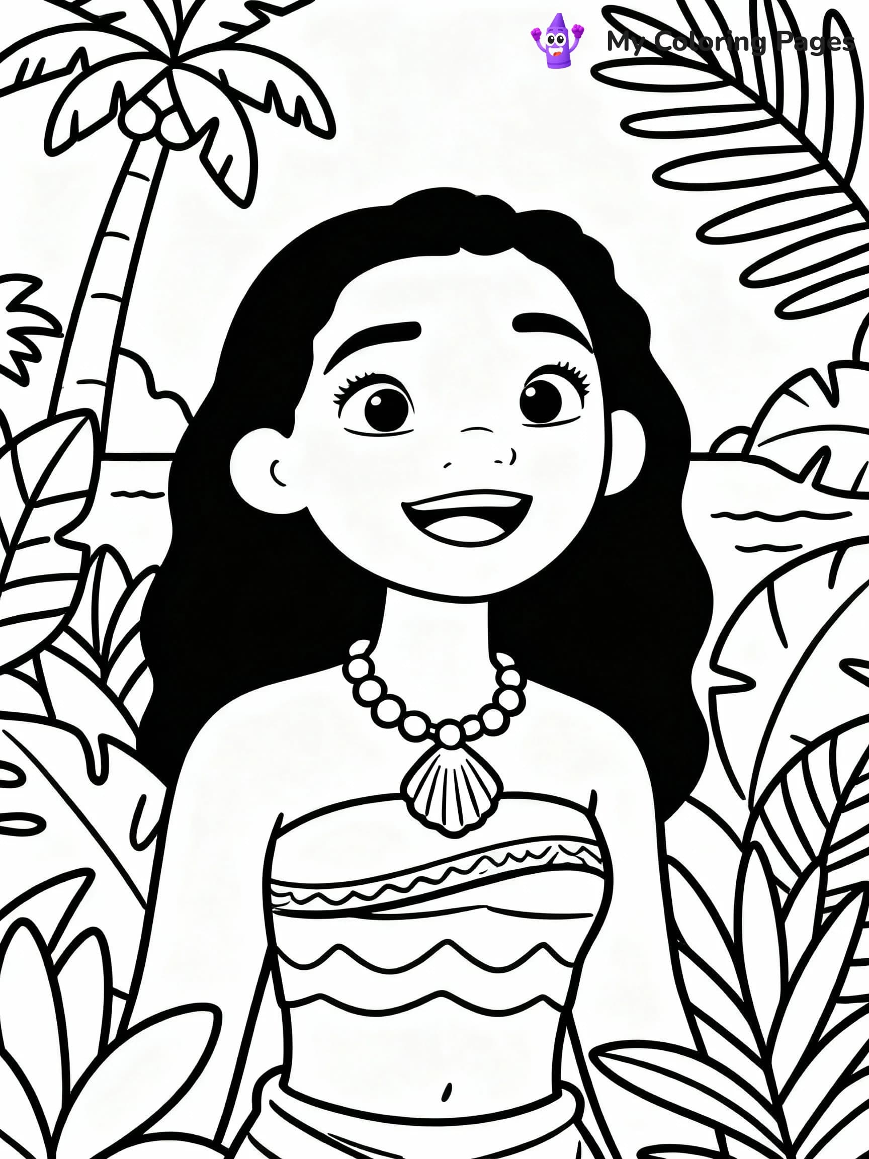 Moana Coloring Pages - 18