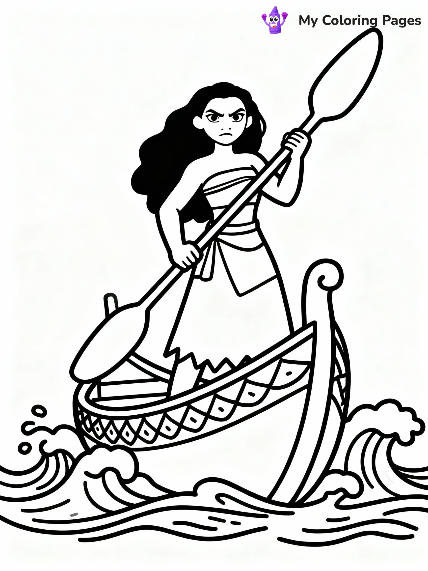 Moana Coloring Pages - 17