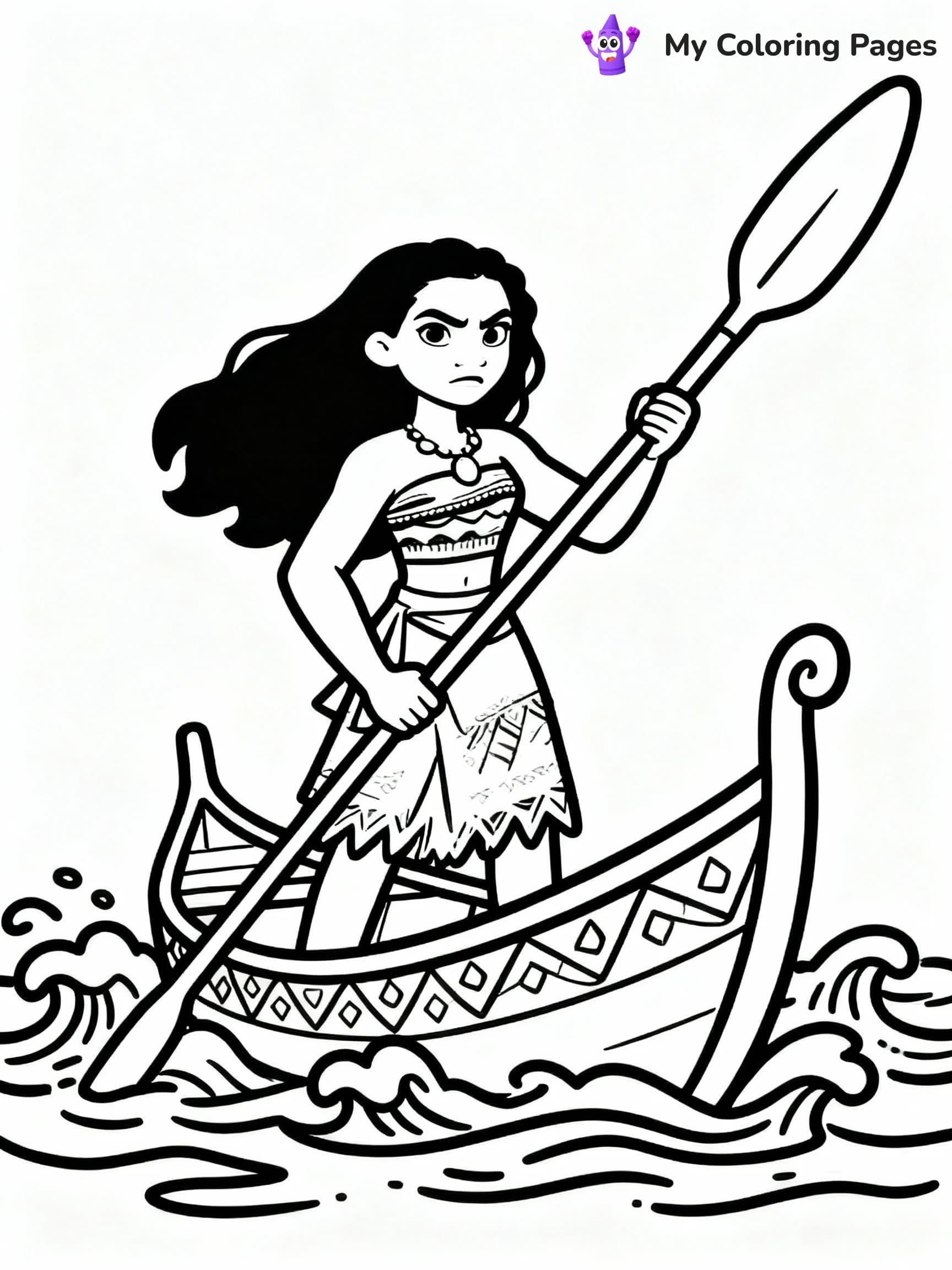 Moana Coloring Pages - 16