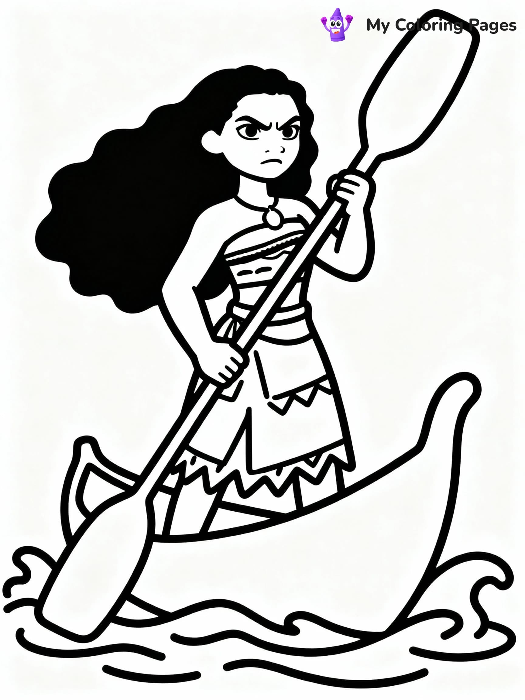 Moana Coloring Pages - 15