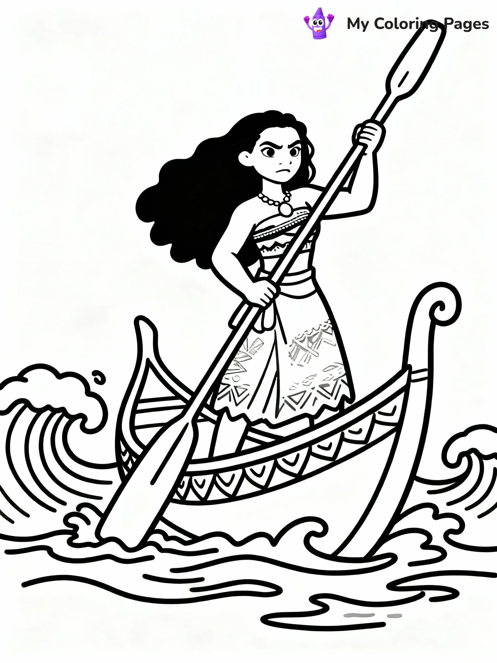 Moana Coloring Pages - 14