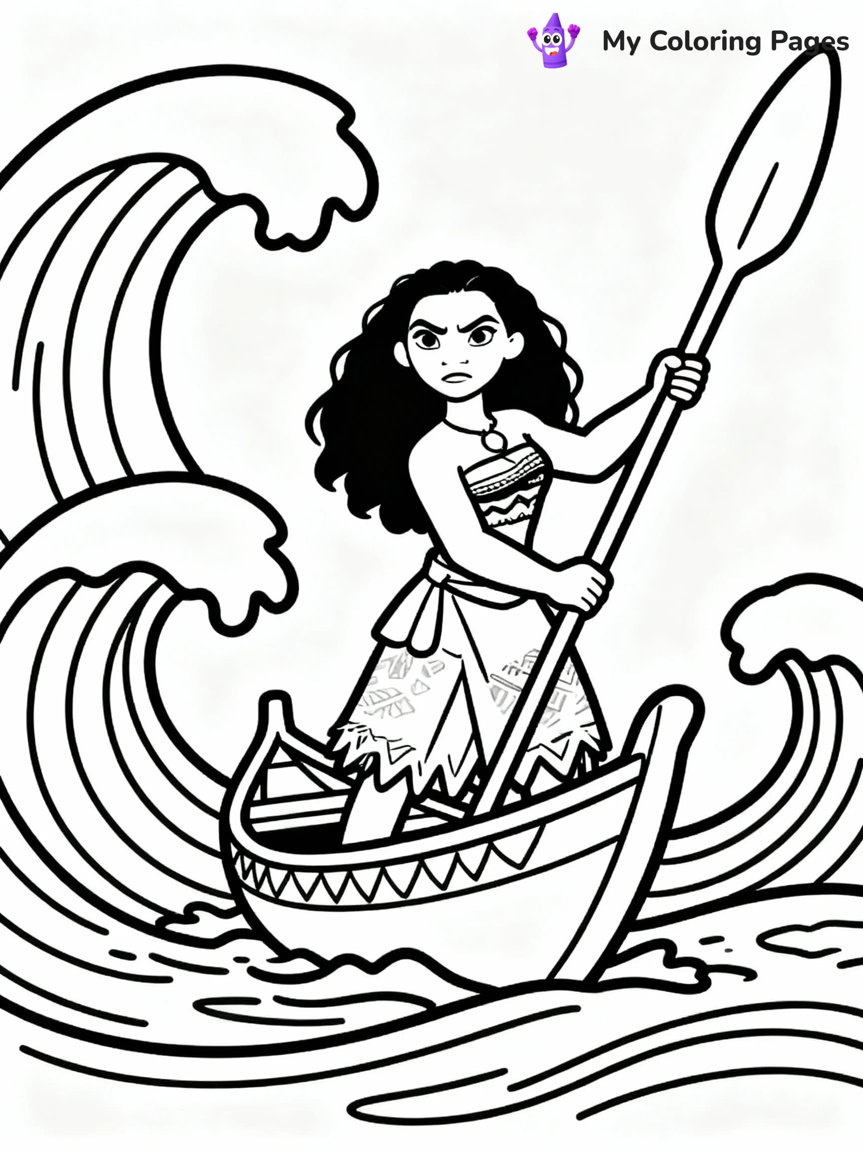 Moana Coloring Pages - 13