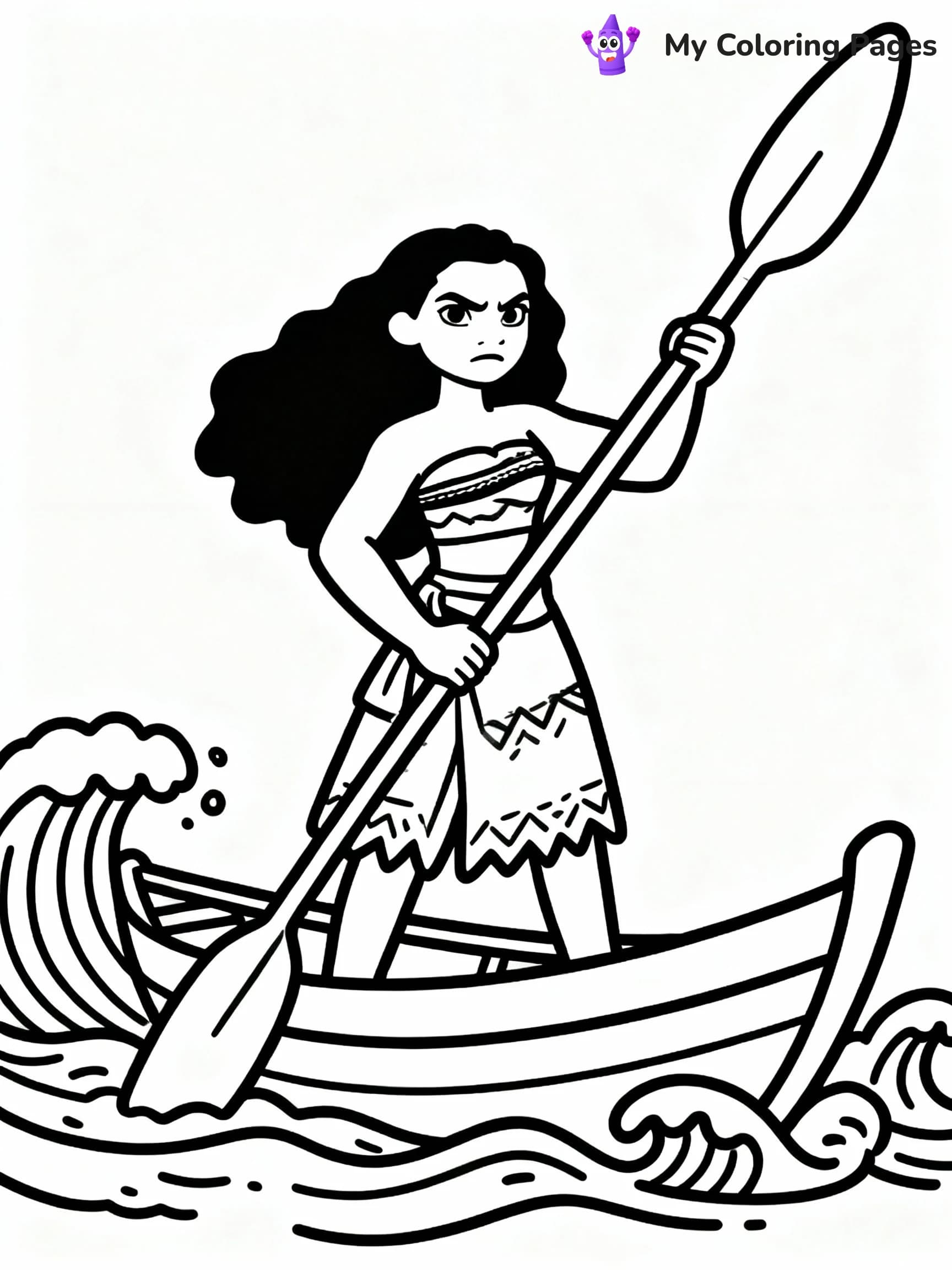 Moana Coloring Pages - 12