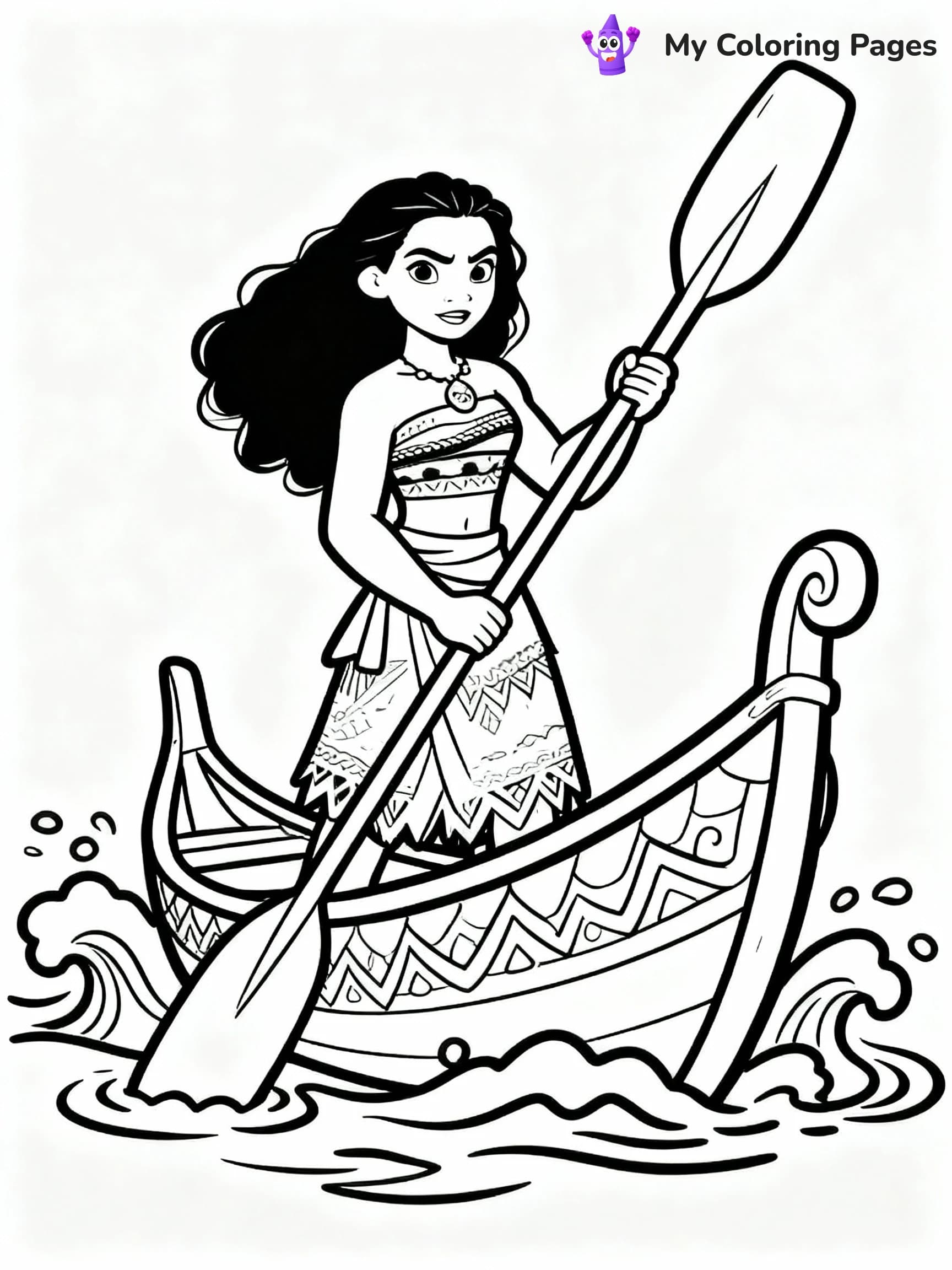 Moana Coloring Pages - 11