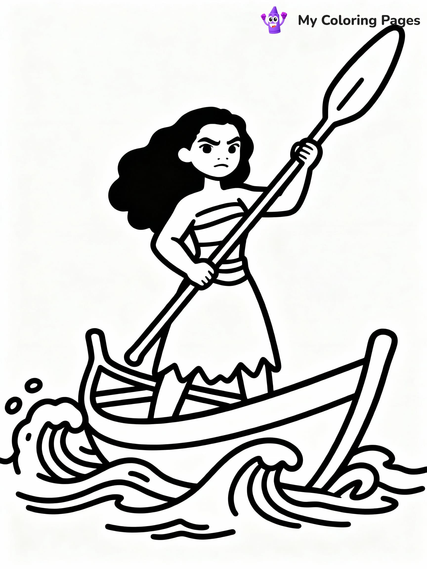 Moana Coloring Pages - 10