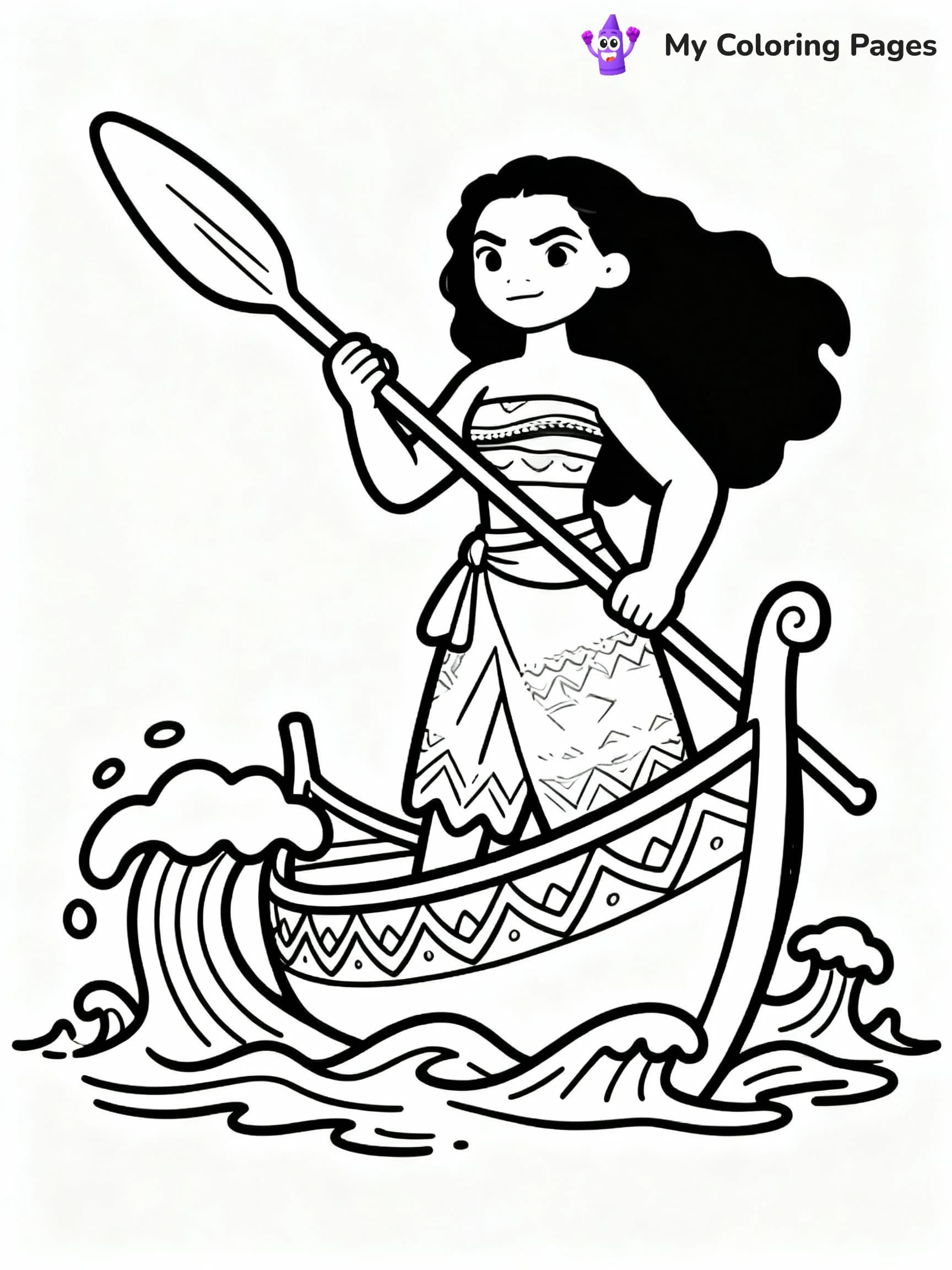 Moana Coloring Pages - 9