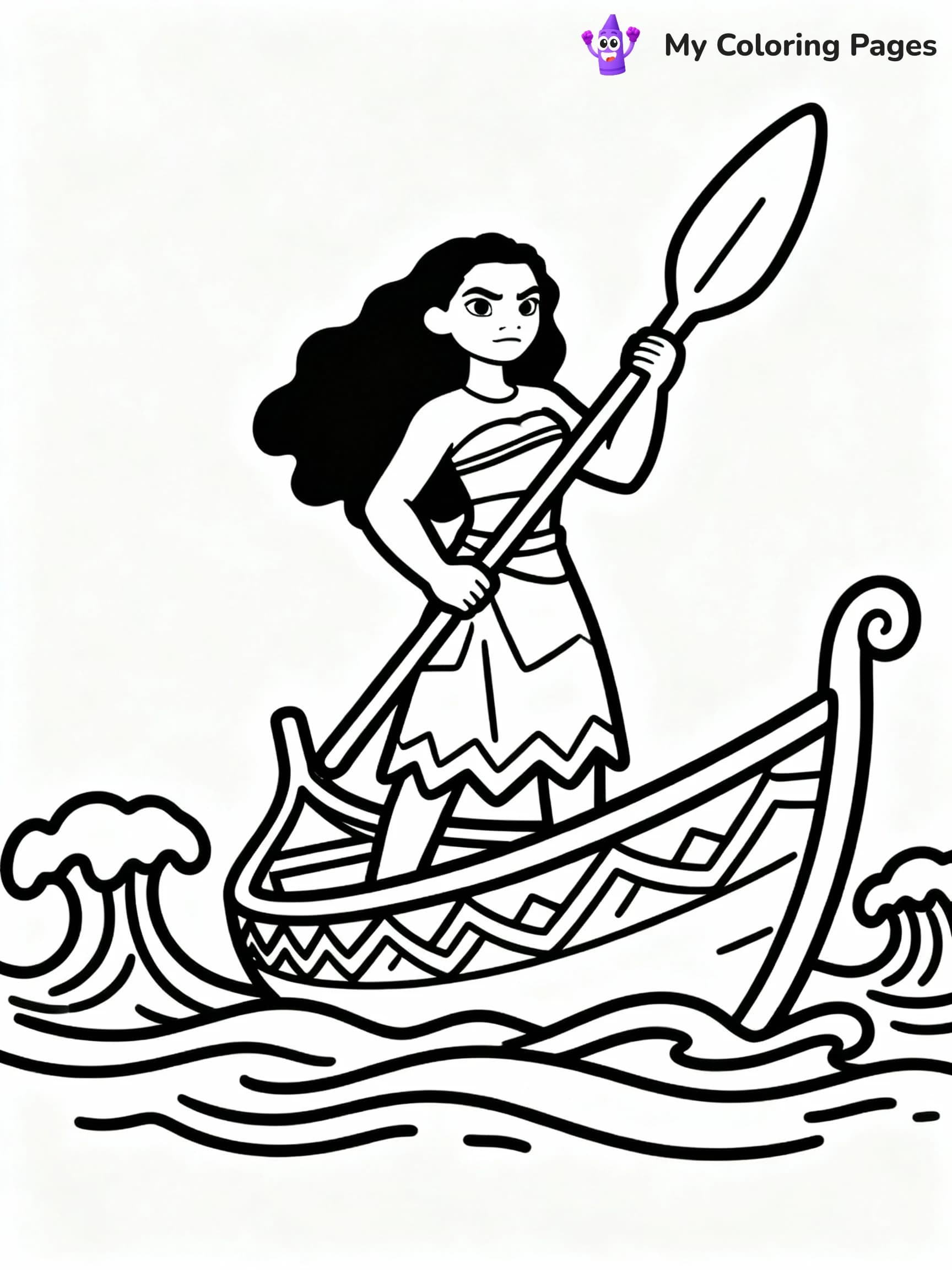 Moana Coloring Pages - 8