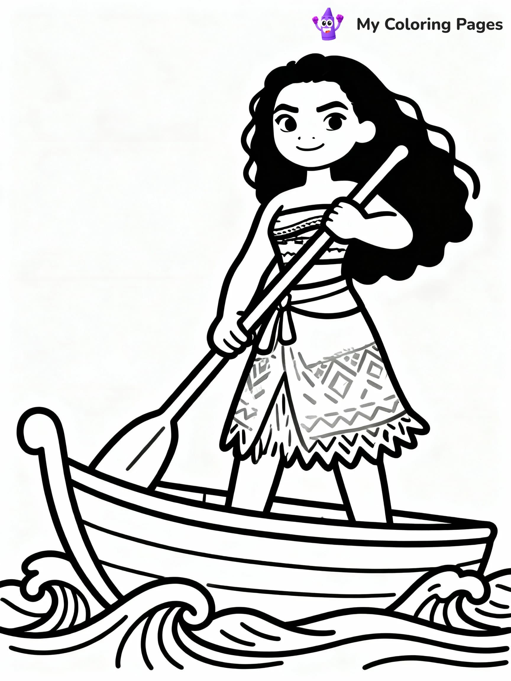 Moana Coloring Pages - 4