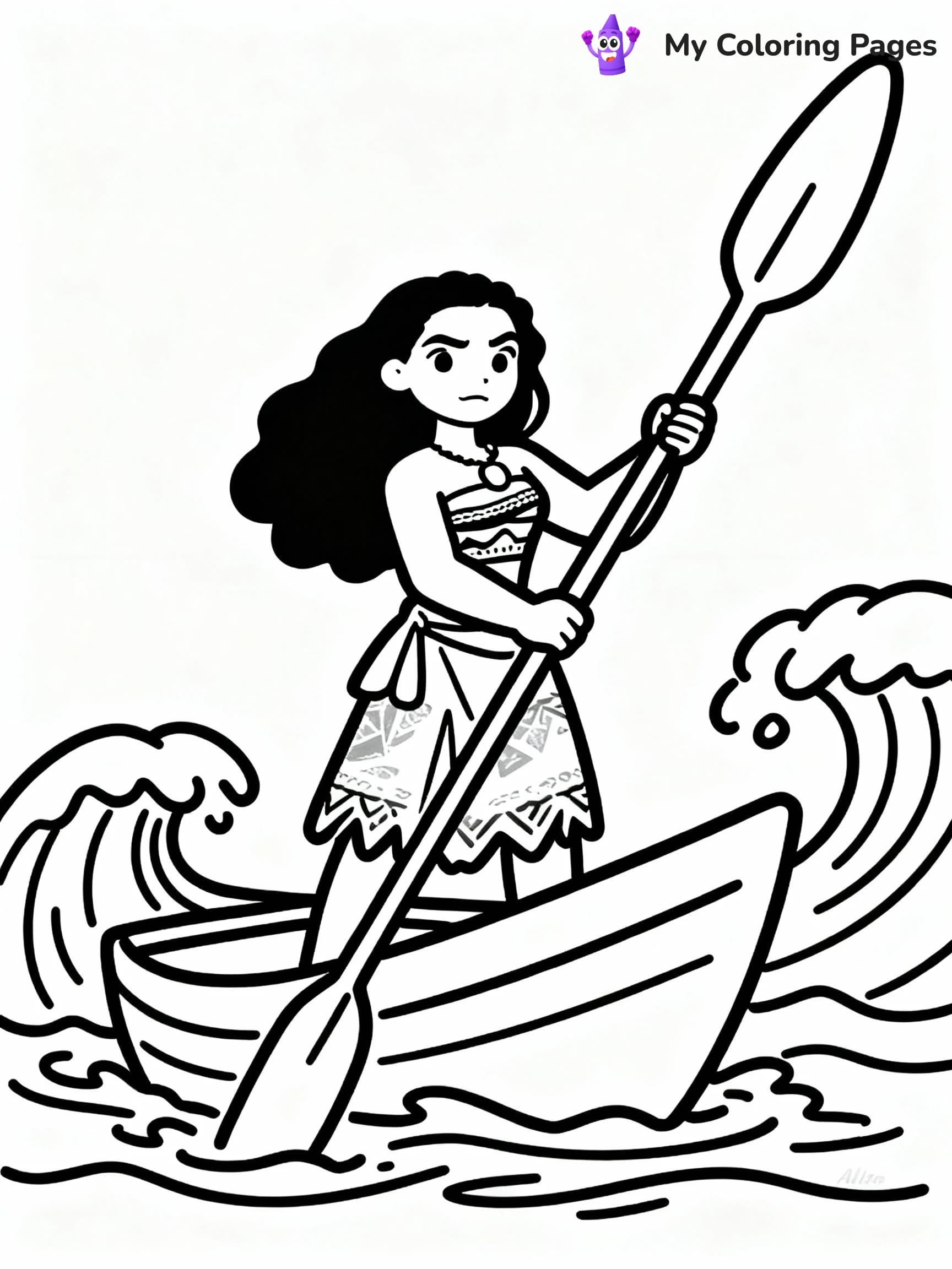 Moana Coloring Pages - 3