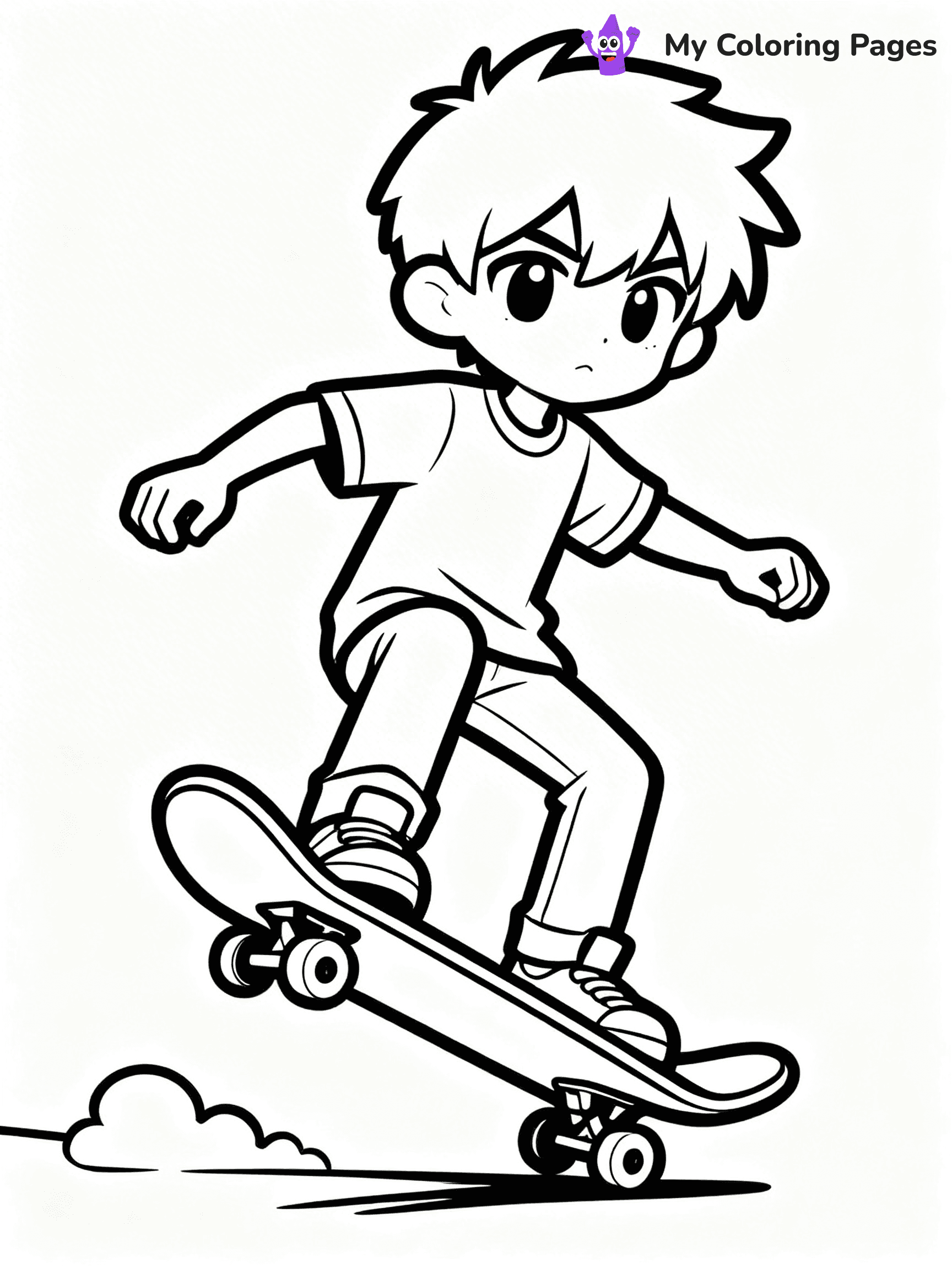 Gacha Life Coloring Pages Boy - 9