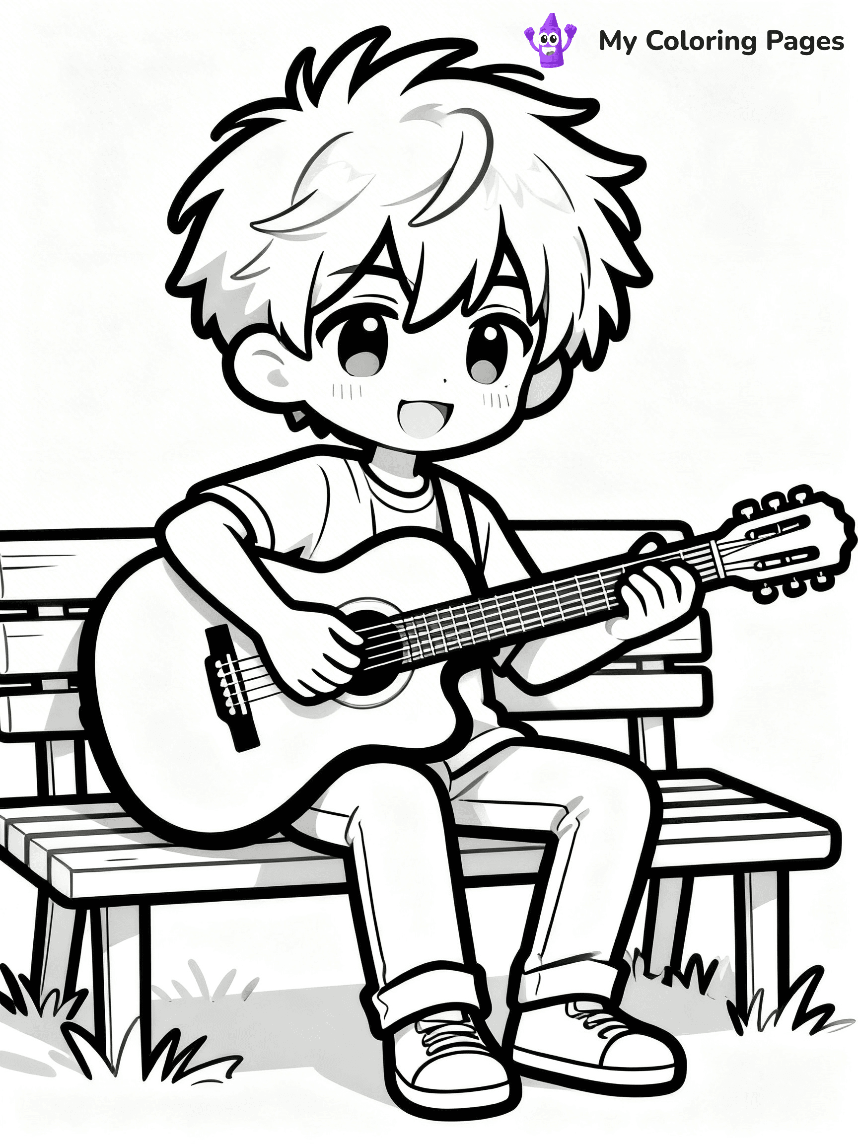 Gacha Life Coloring Pages Boy - 2