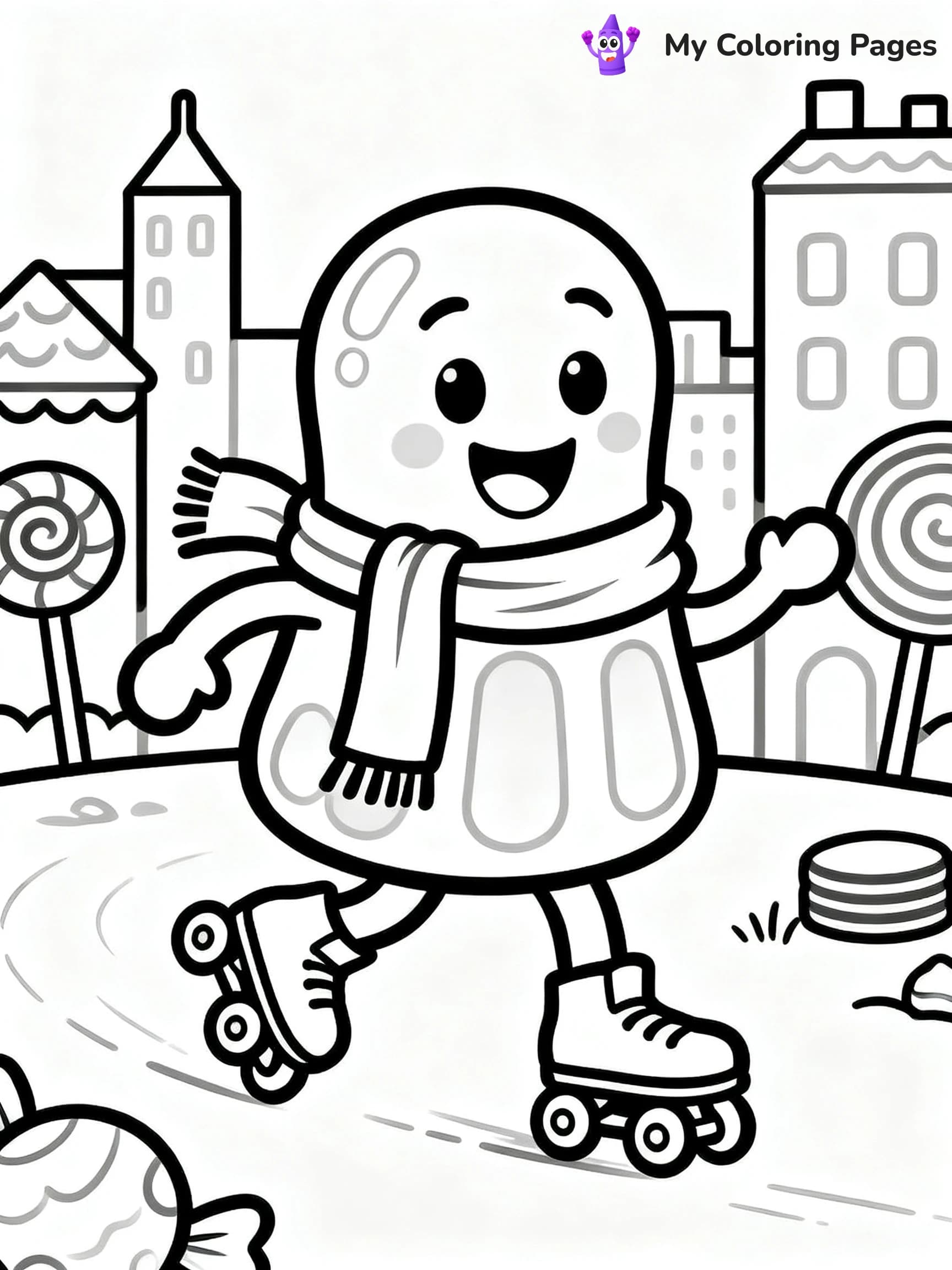 Gumdrop Coloring Pages - 6