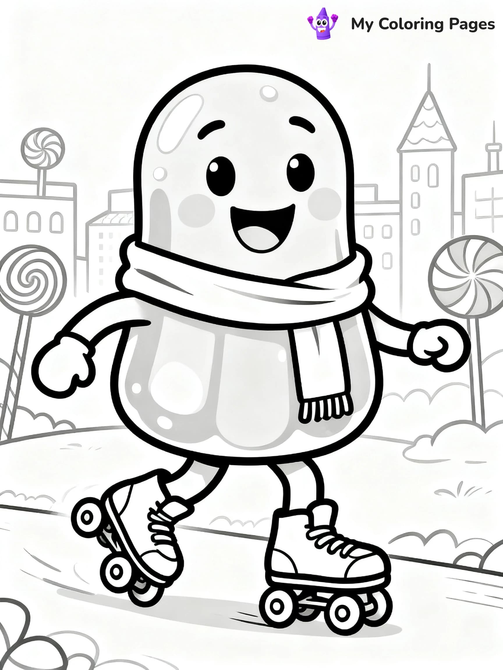 Gumdrop Coloring Pages - 5