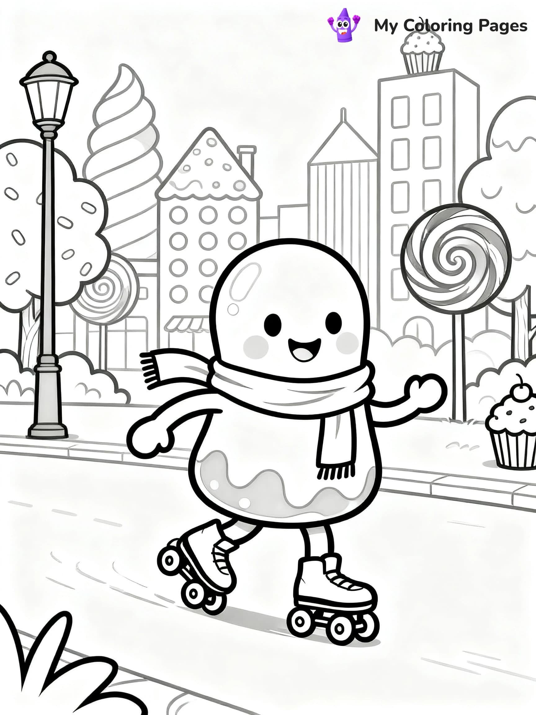 Gumdrop Coloring Pages - 4
