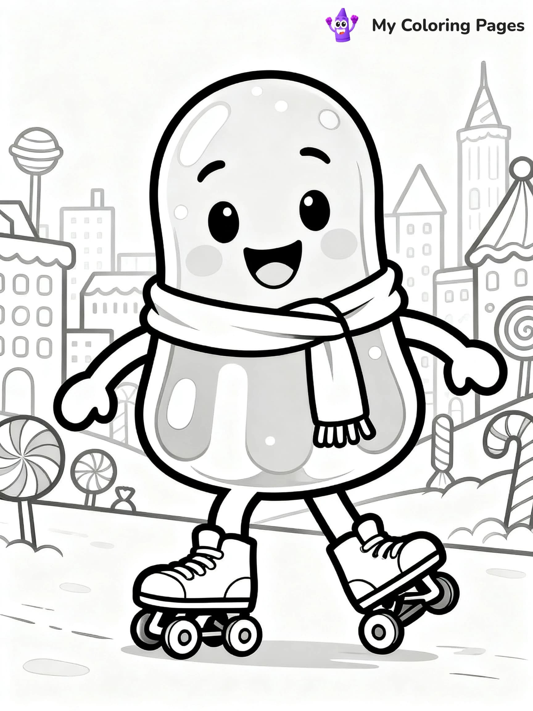 Gumdrop Coloring Pages - 3