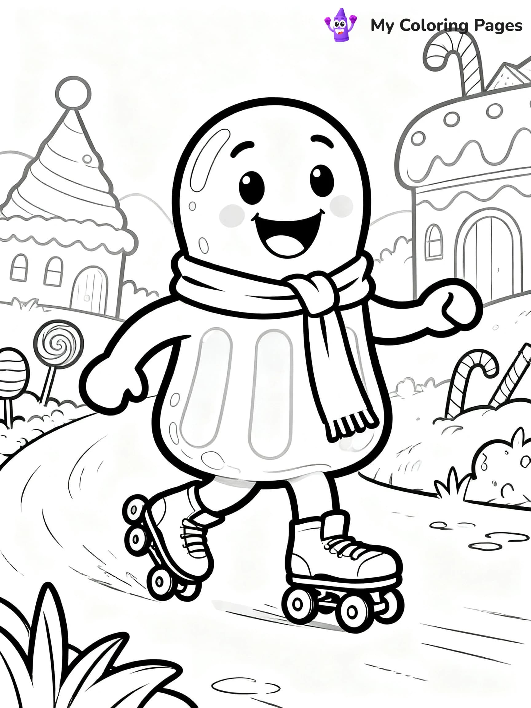 Gumdrop Coloring Pages - 1