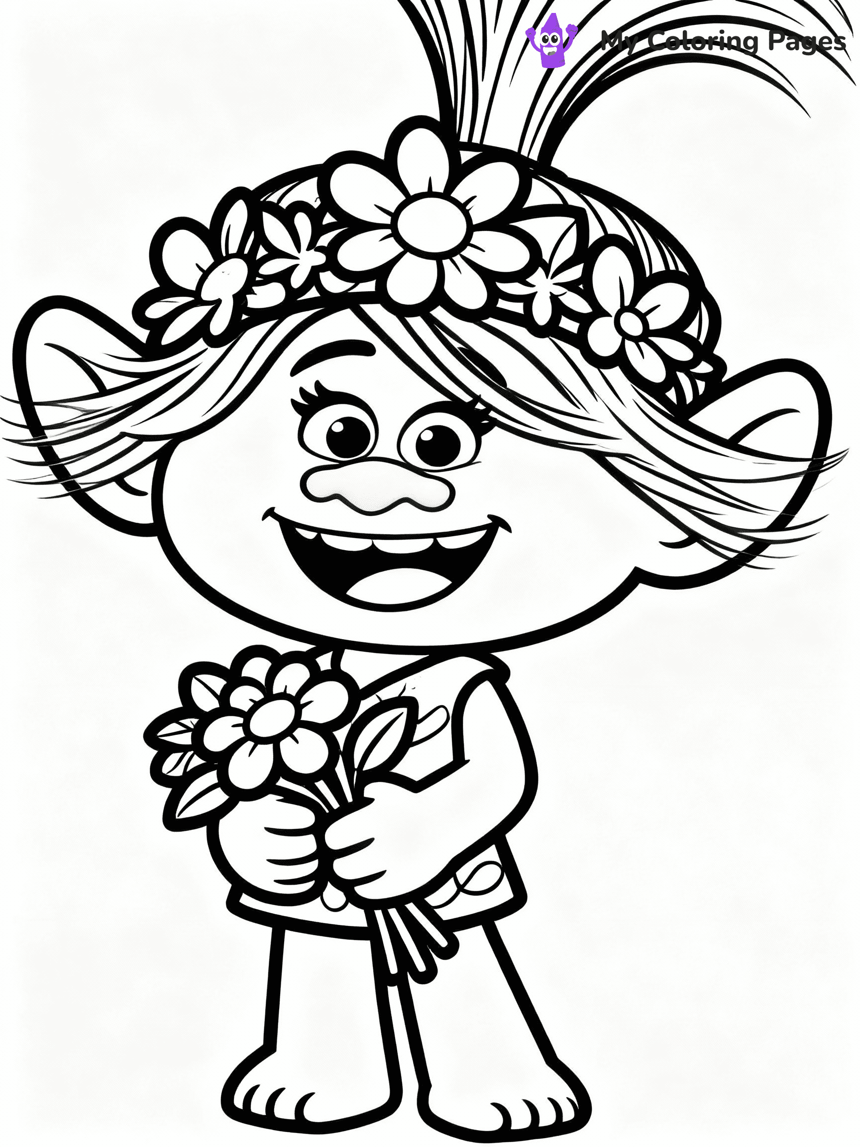 Trolls Coloring Pages - 37