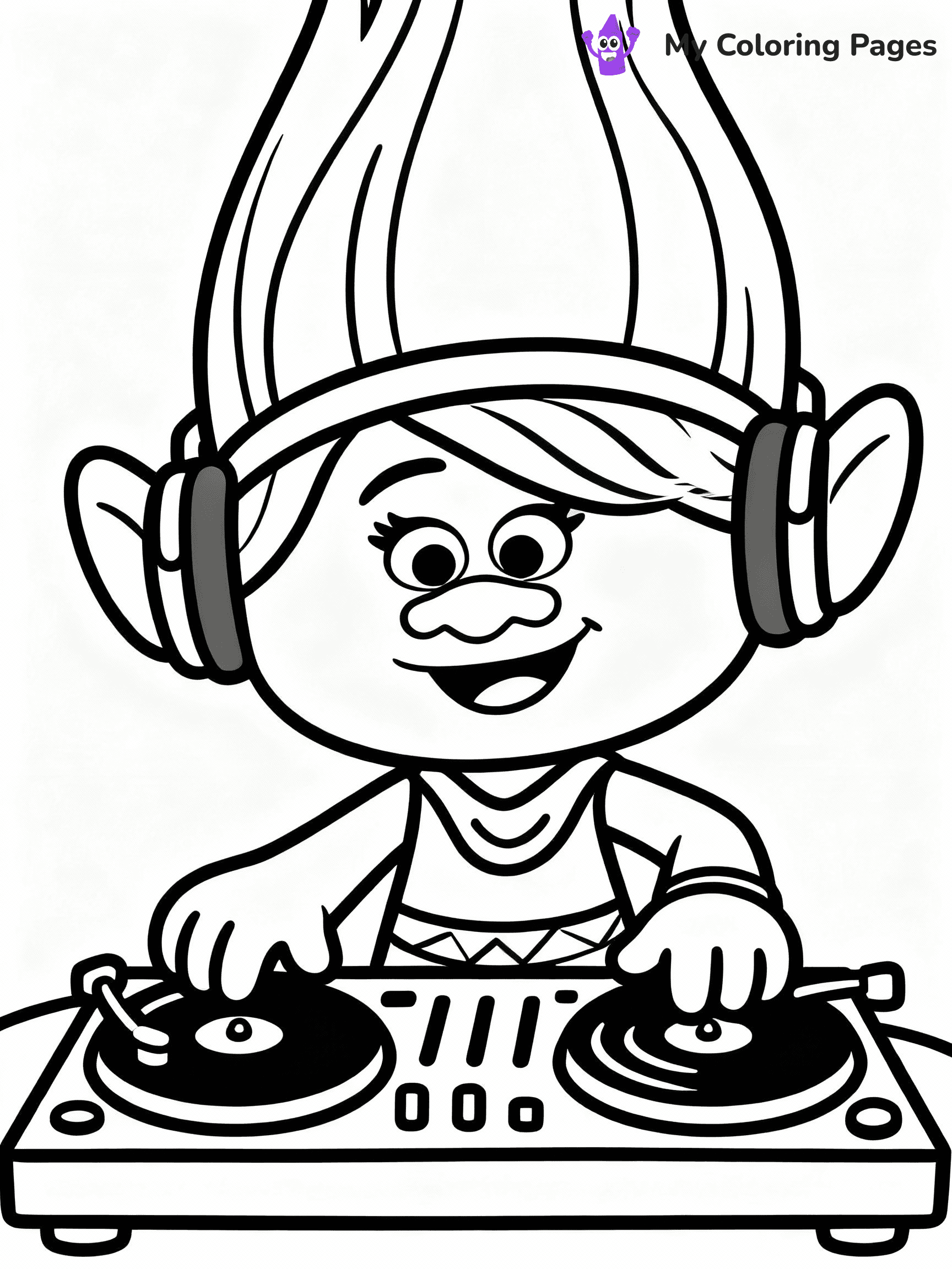 Trolls Coloring Pages - 28