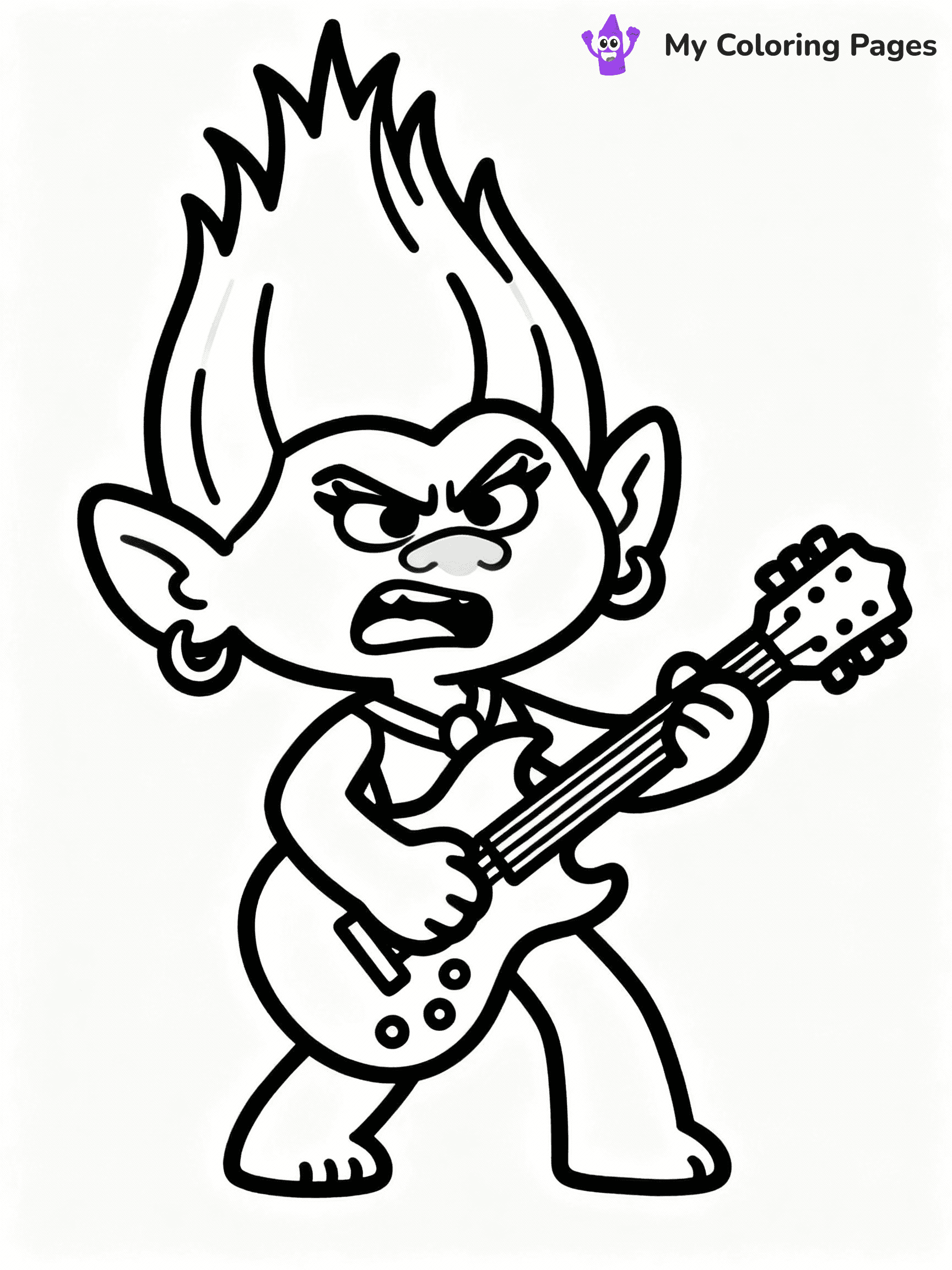 Trolls Coloring Pages - 23