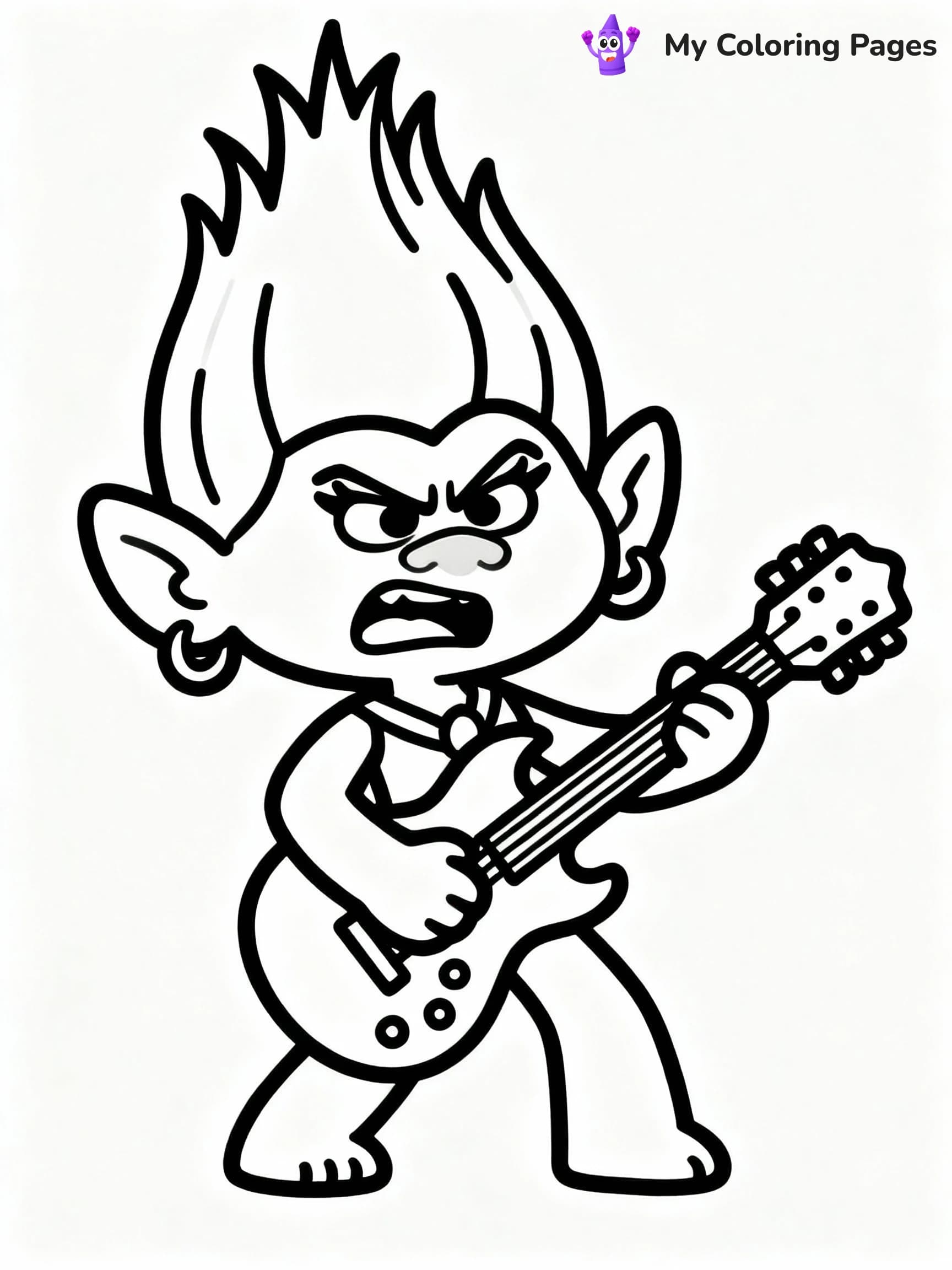 Trolls Coloring Pages - 23