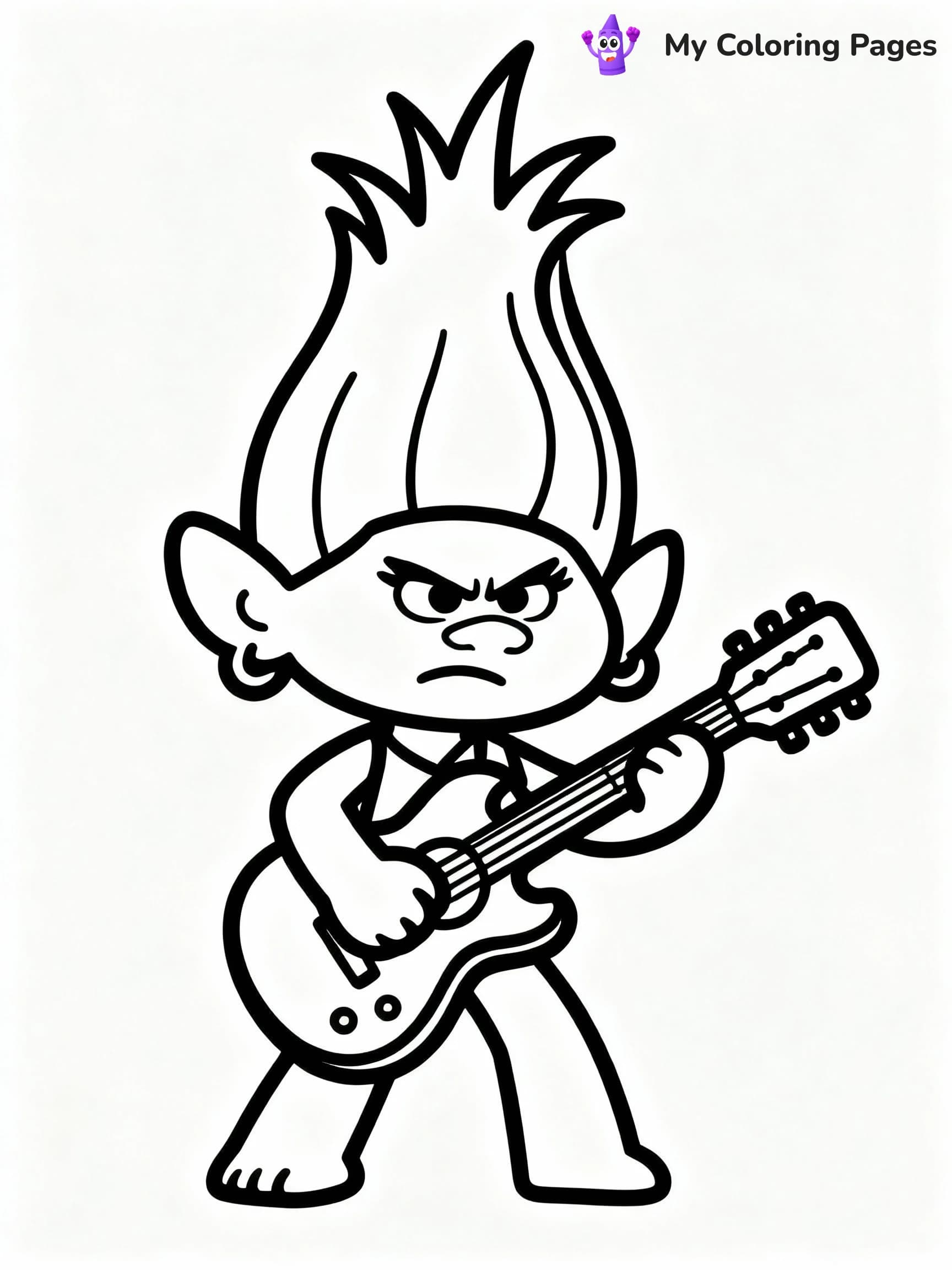 Trolls Coloring Pages - 22
