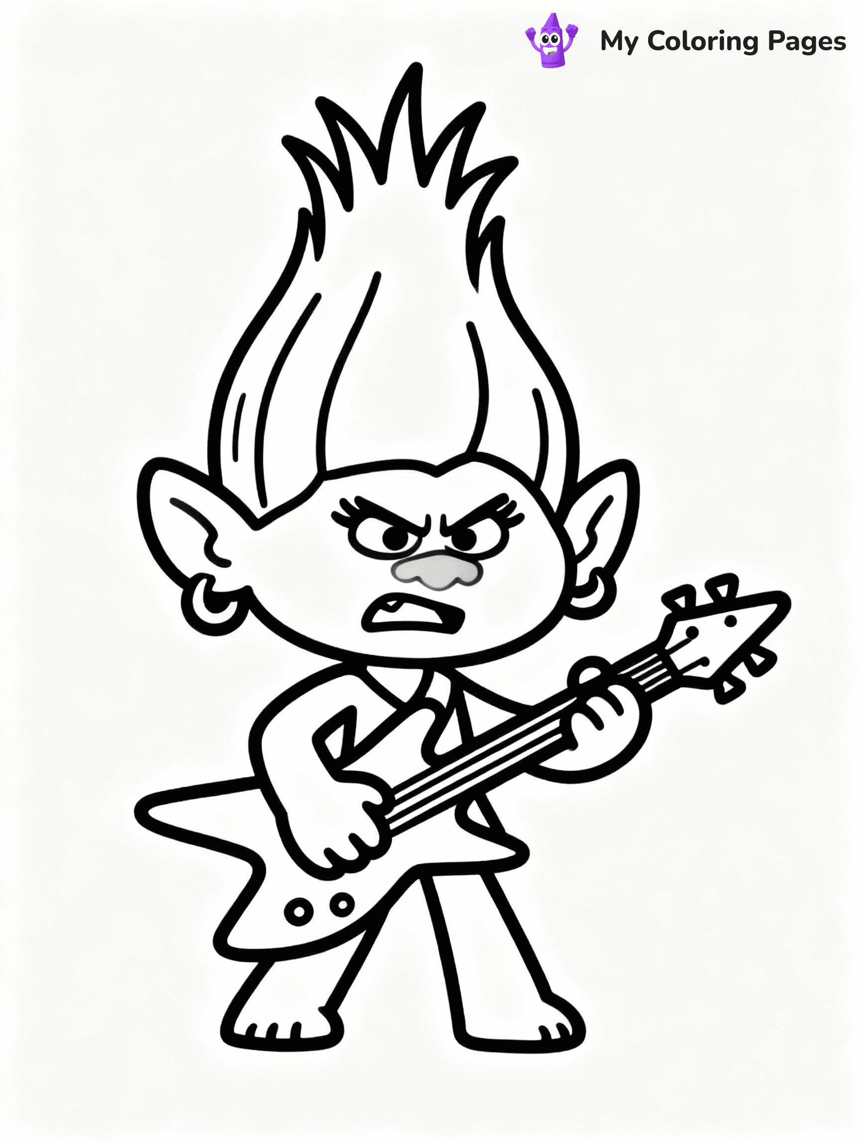Trolls Coloring Pages - 21