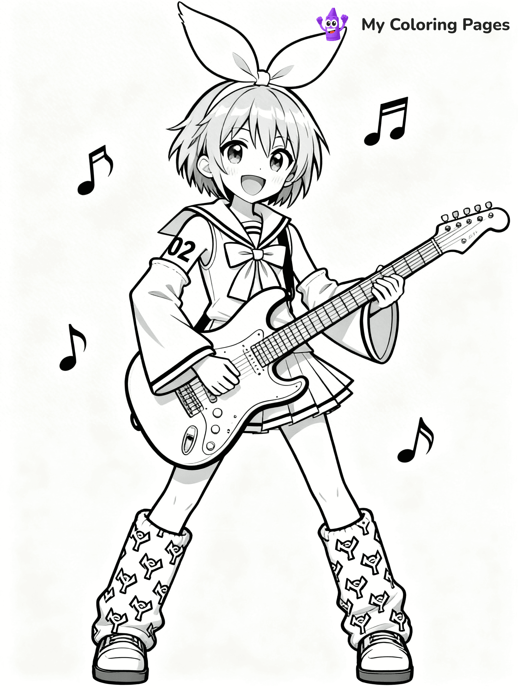 Miku Coloring Pages - 19
