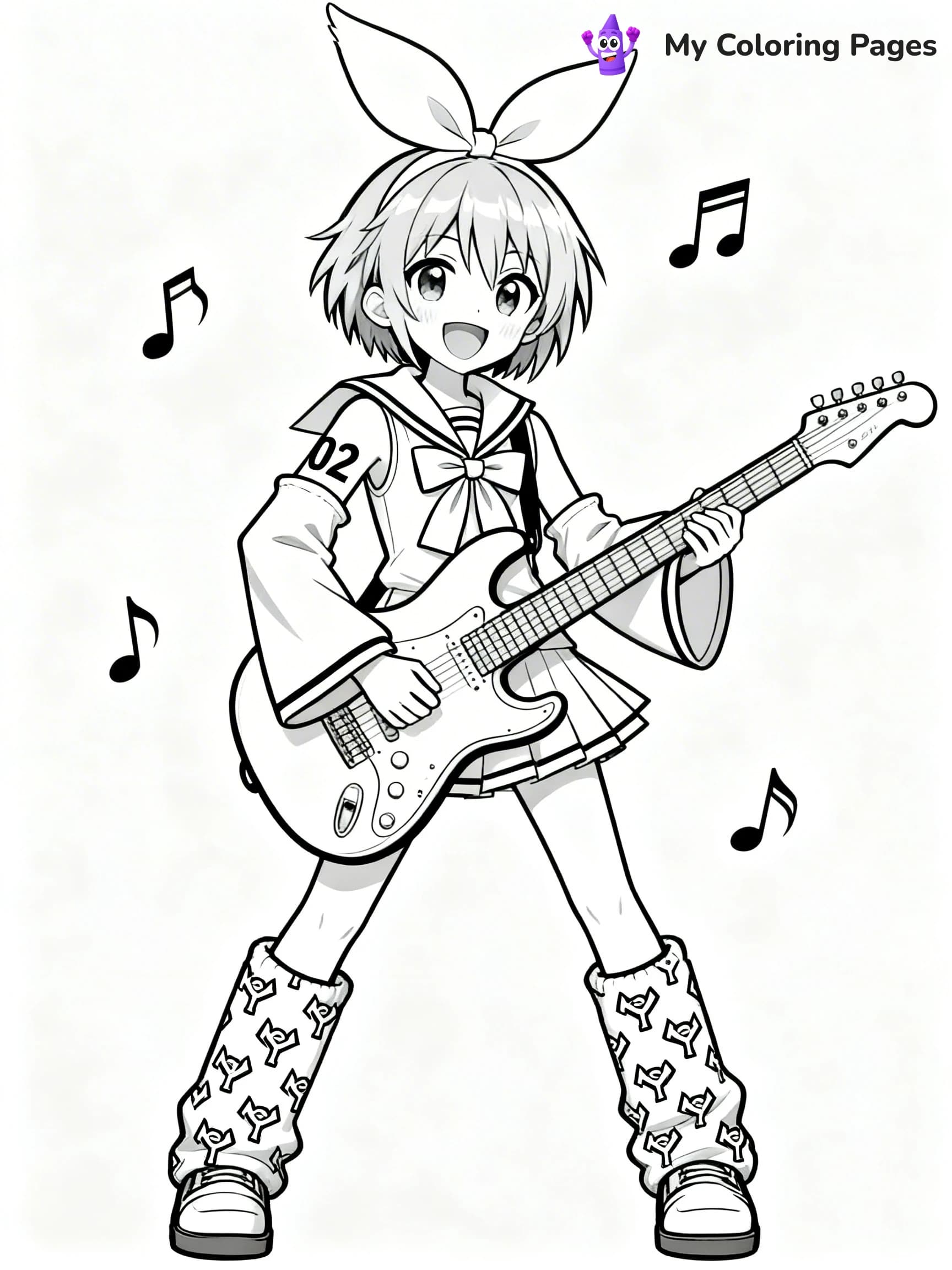 Miku Coloring Pages - 19