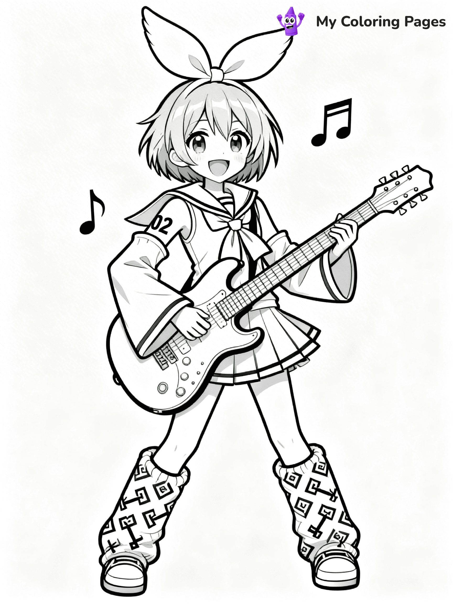 Miku Coloring Pages - 18