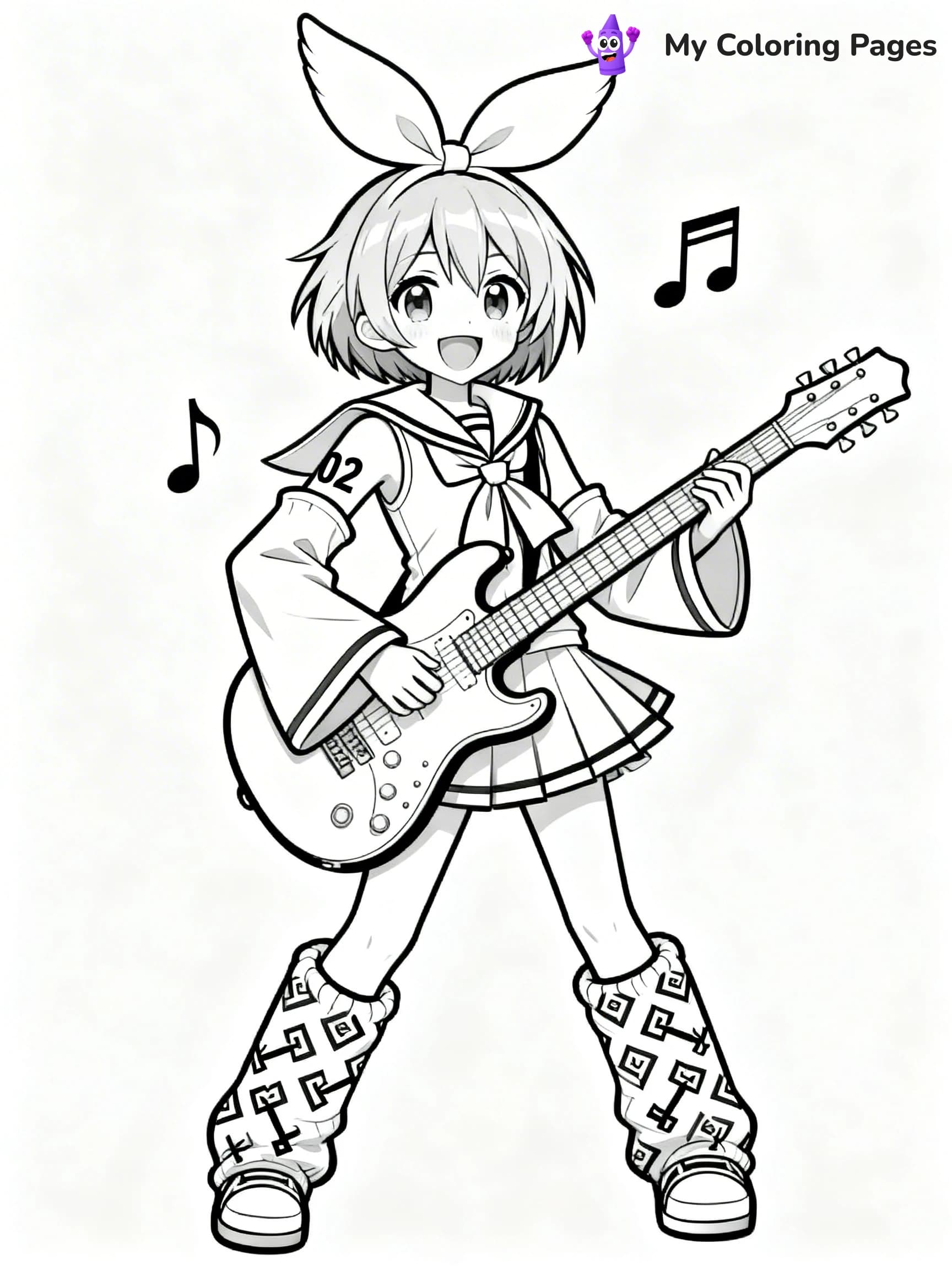 Miku Coloring Pages - 18