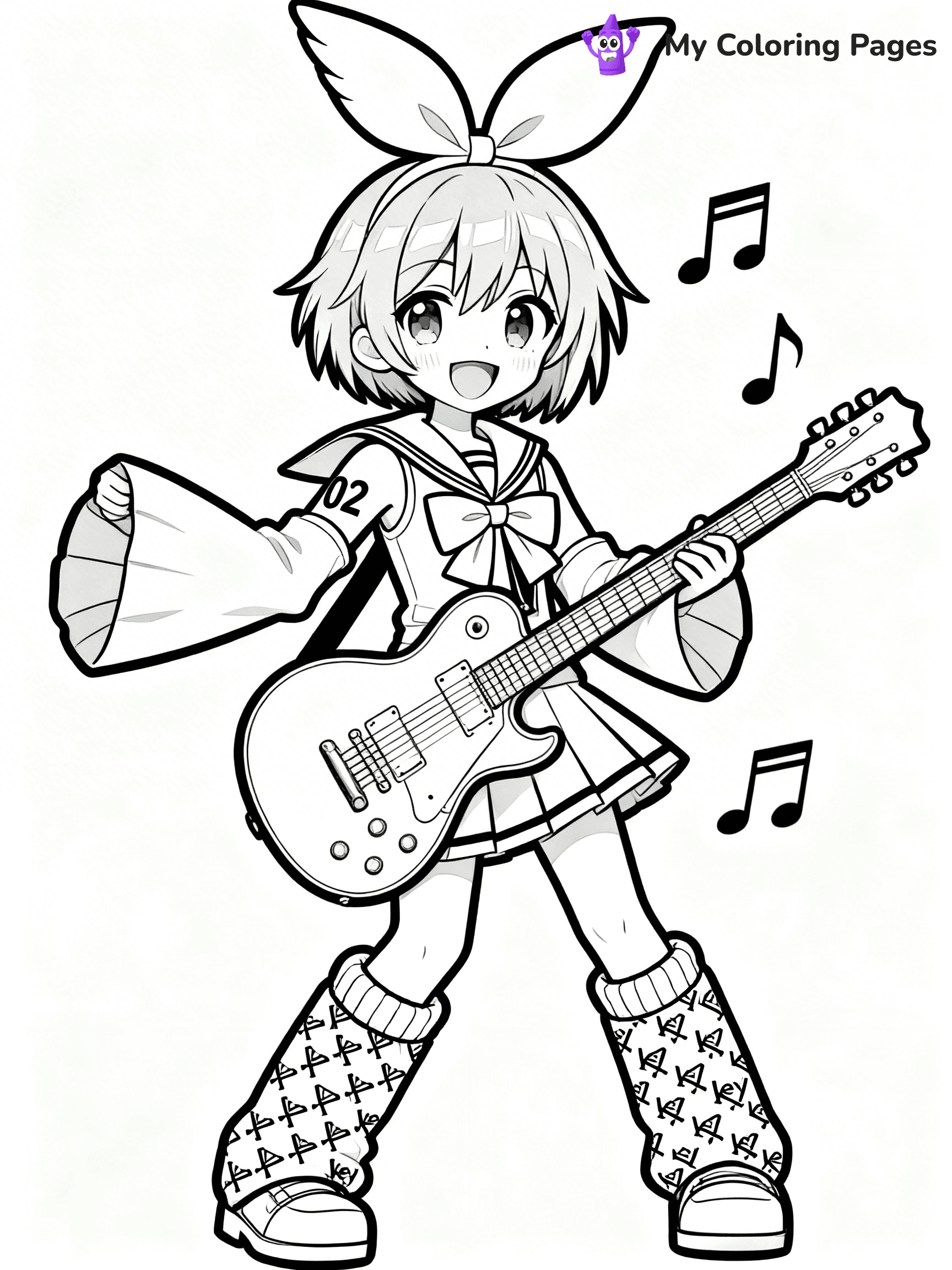 Miku Coloring Pages - 17