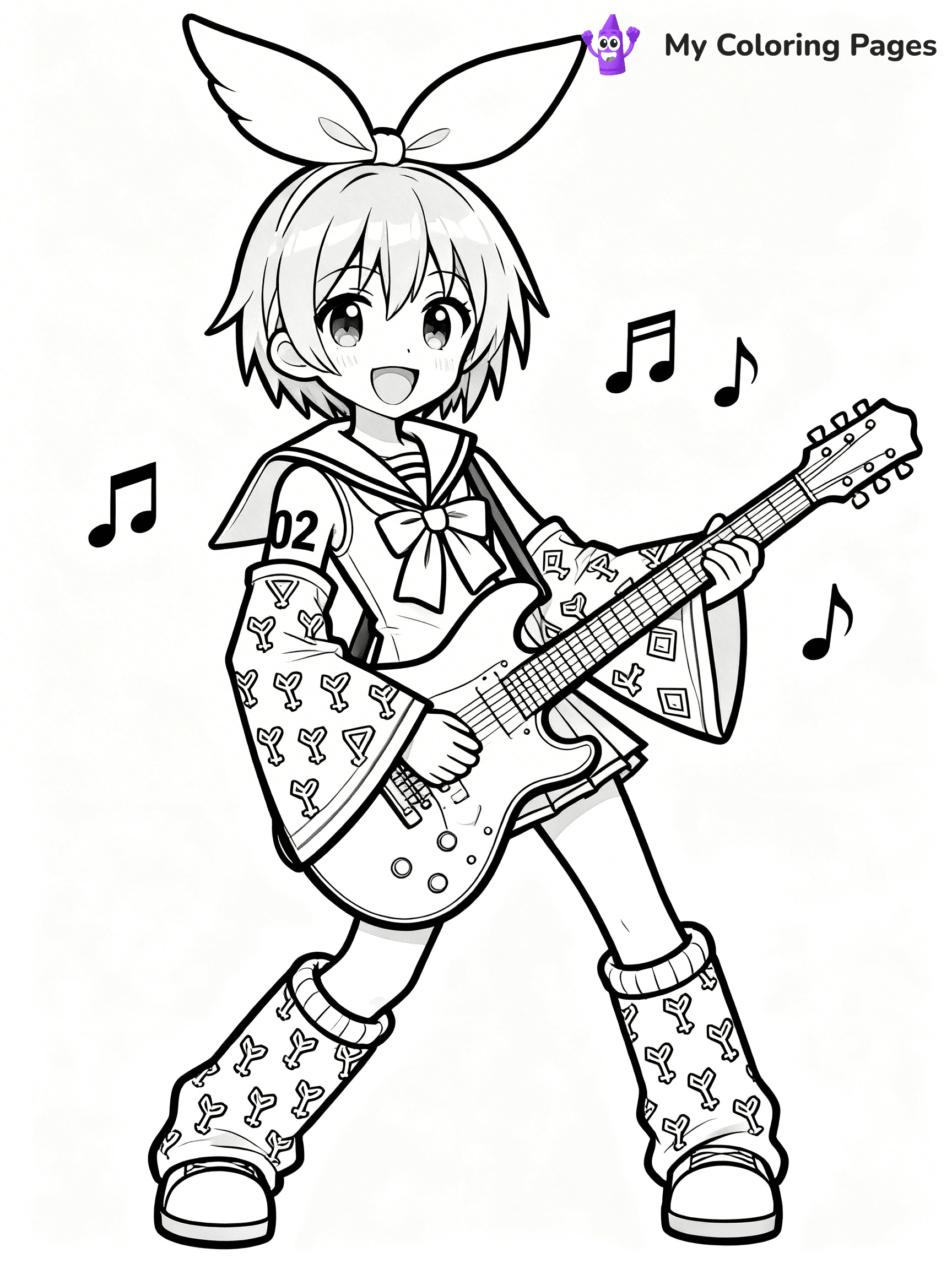 Miku Coloring Pages - 16