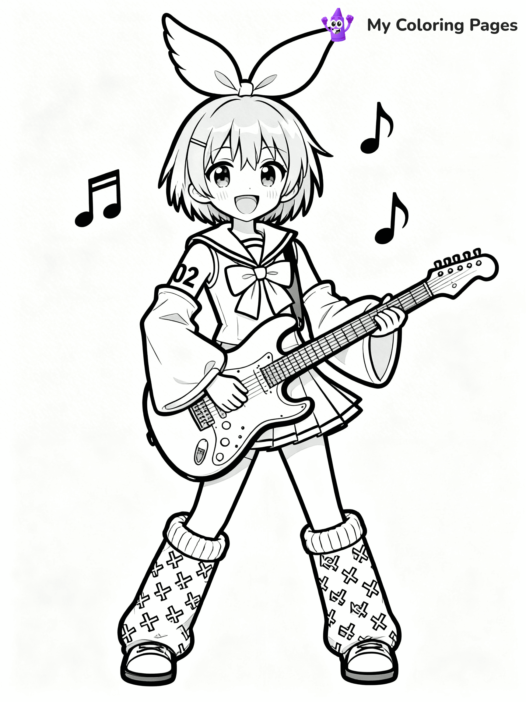 Miku Coloring Pages - 15