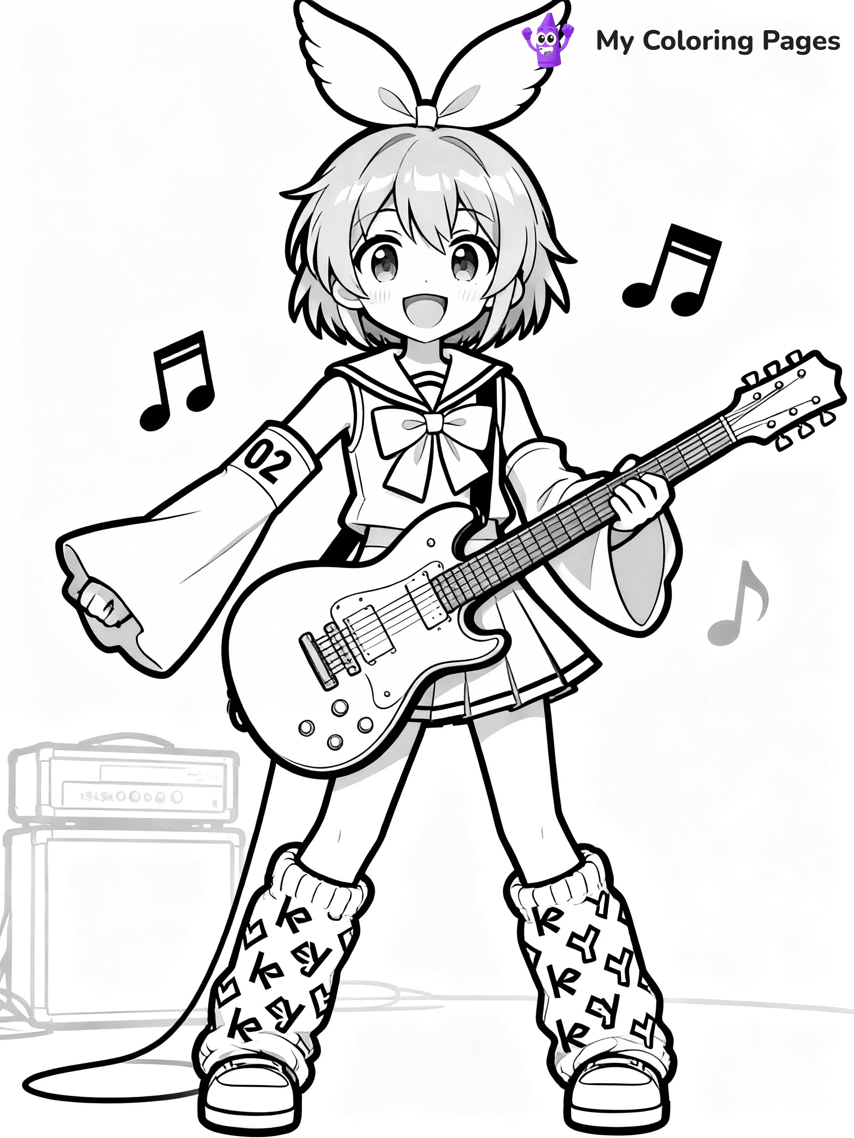 Miku Coloring Pages - 14