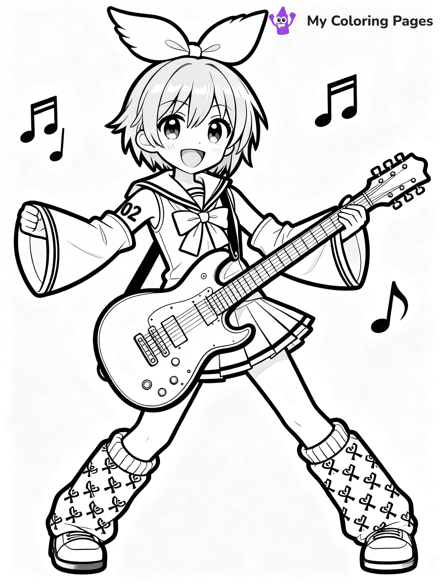 Miku Coloring Pages - 13