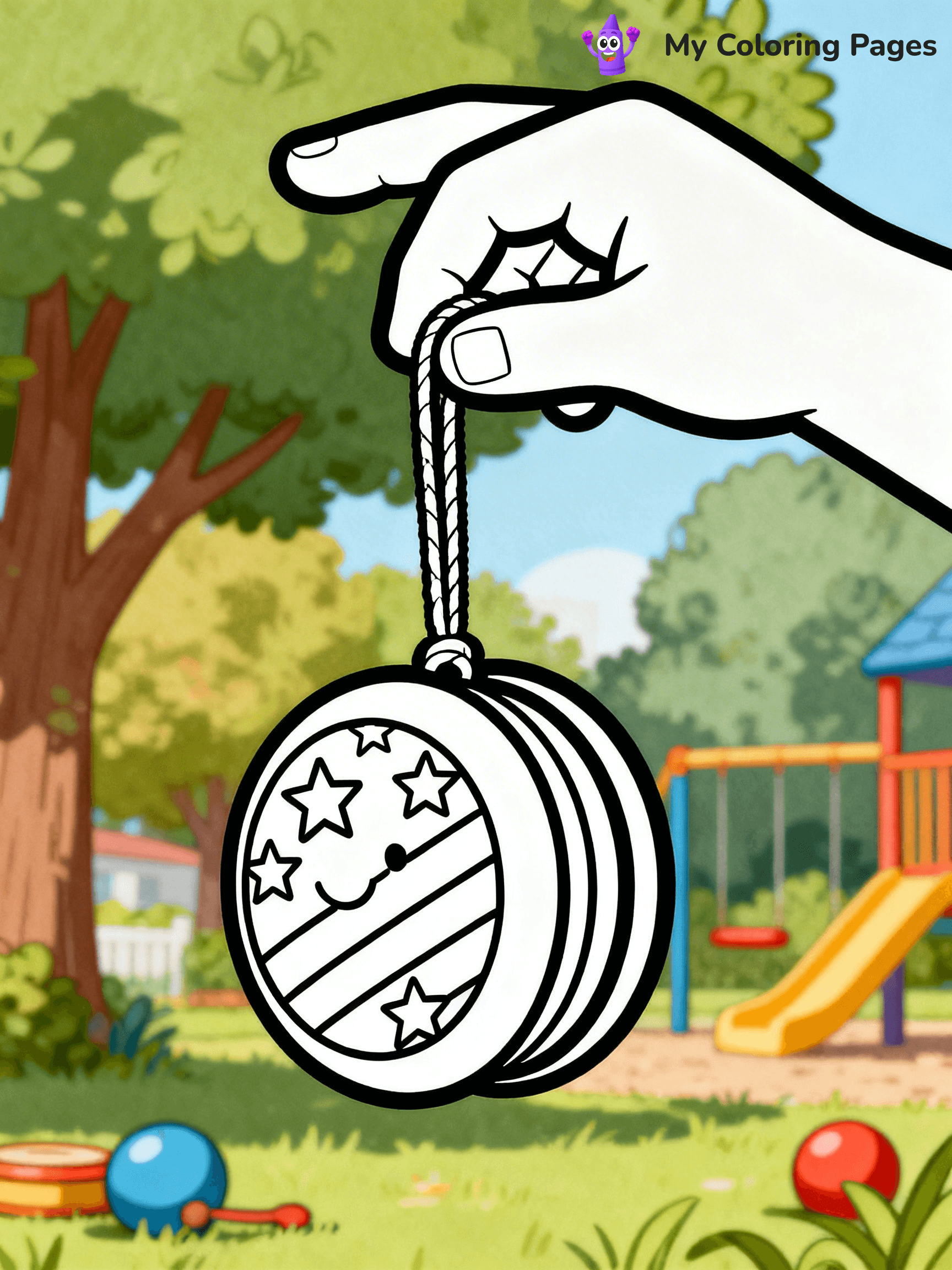 Yo Yo Coloring Pages - 25