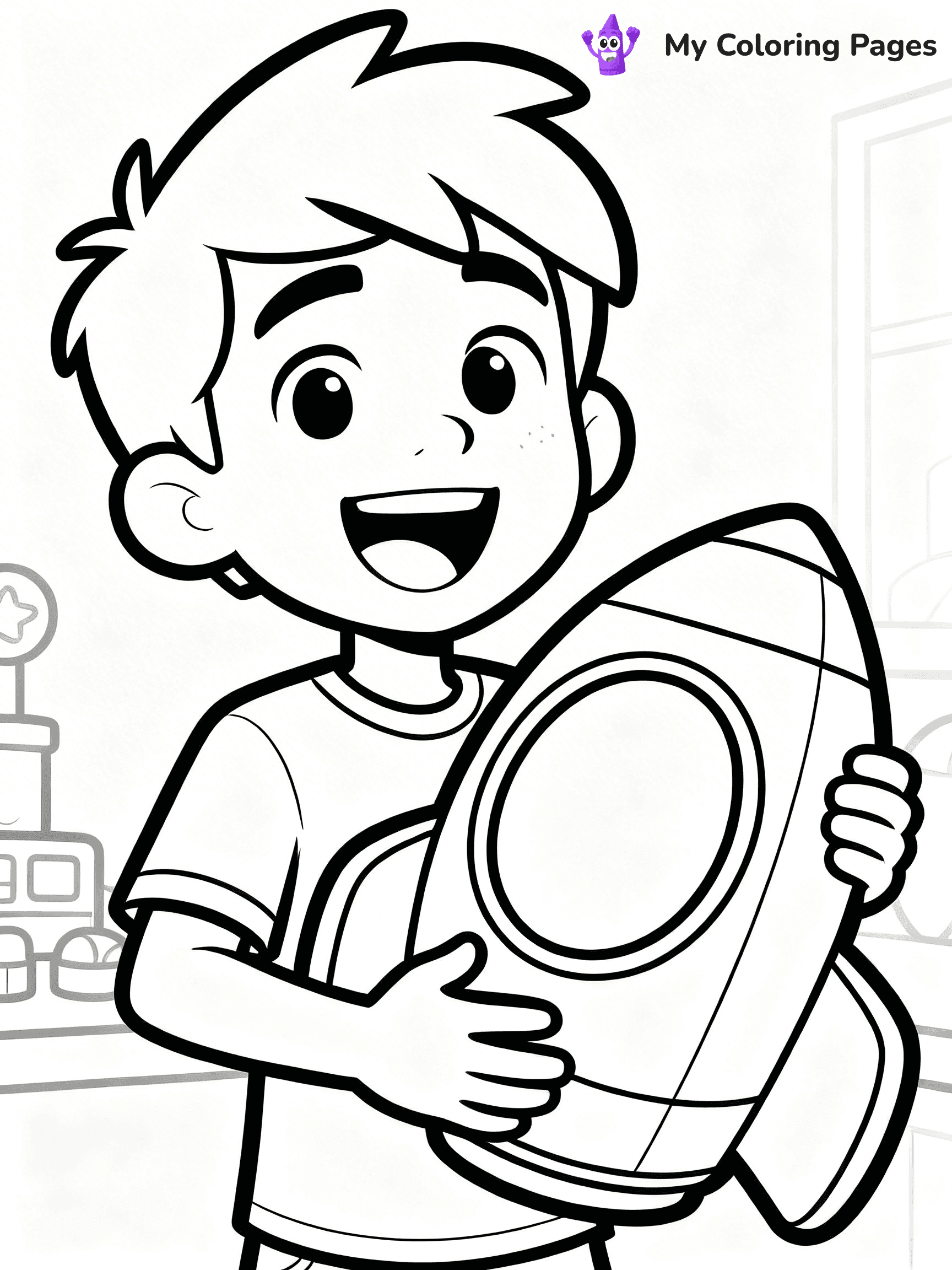 Ryan's World Coloring Pages - 79