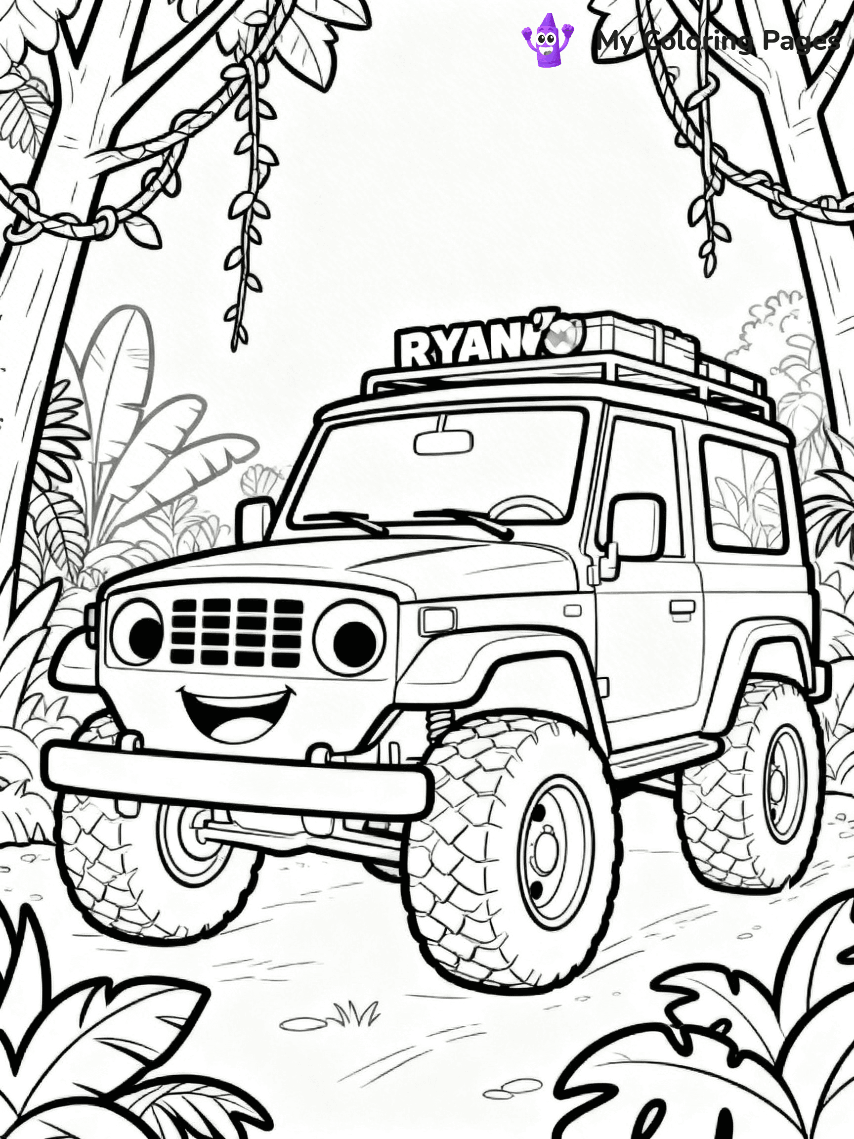 Ryan's World Coloring Pages - 2