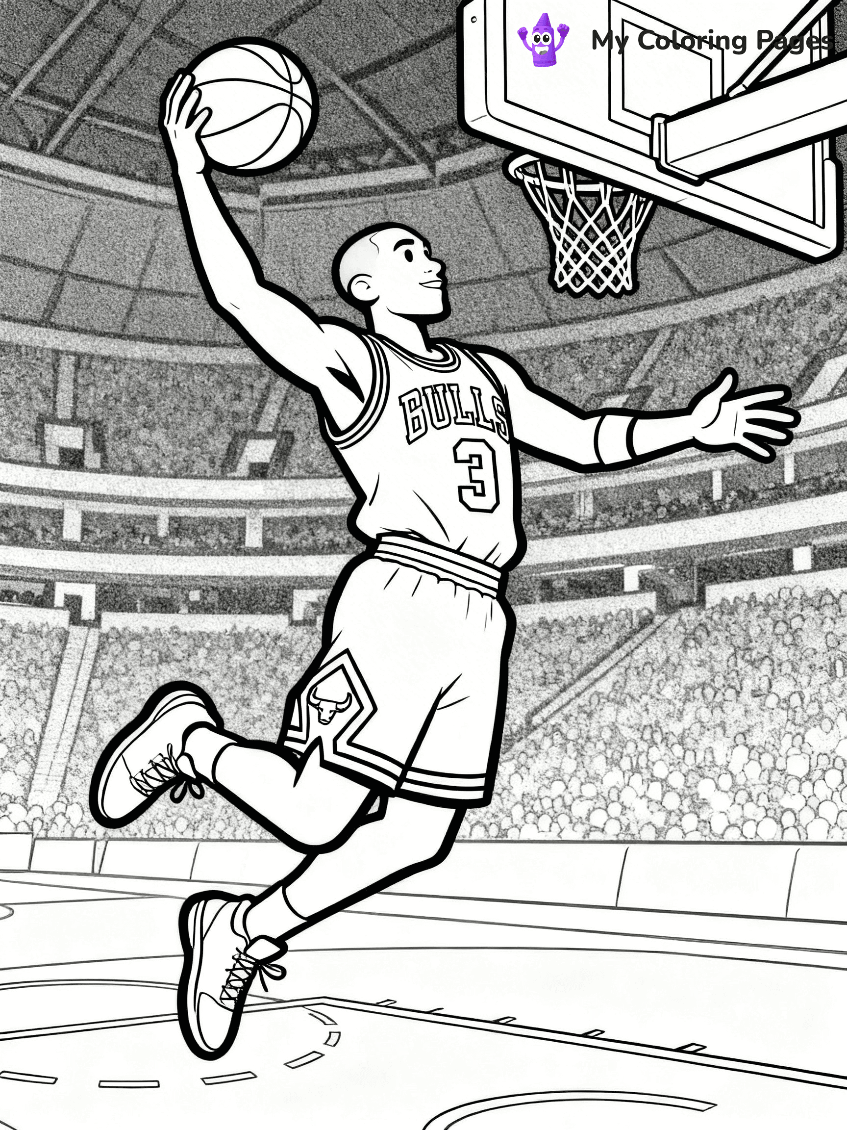 Chicago Bulls Coloring Pages - 18