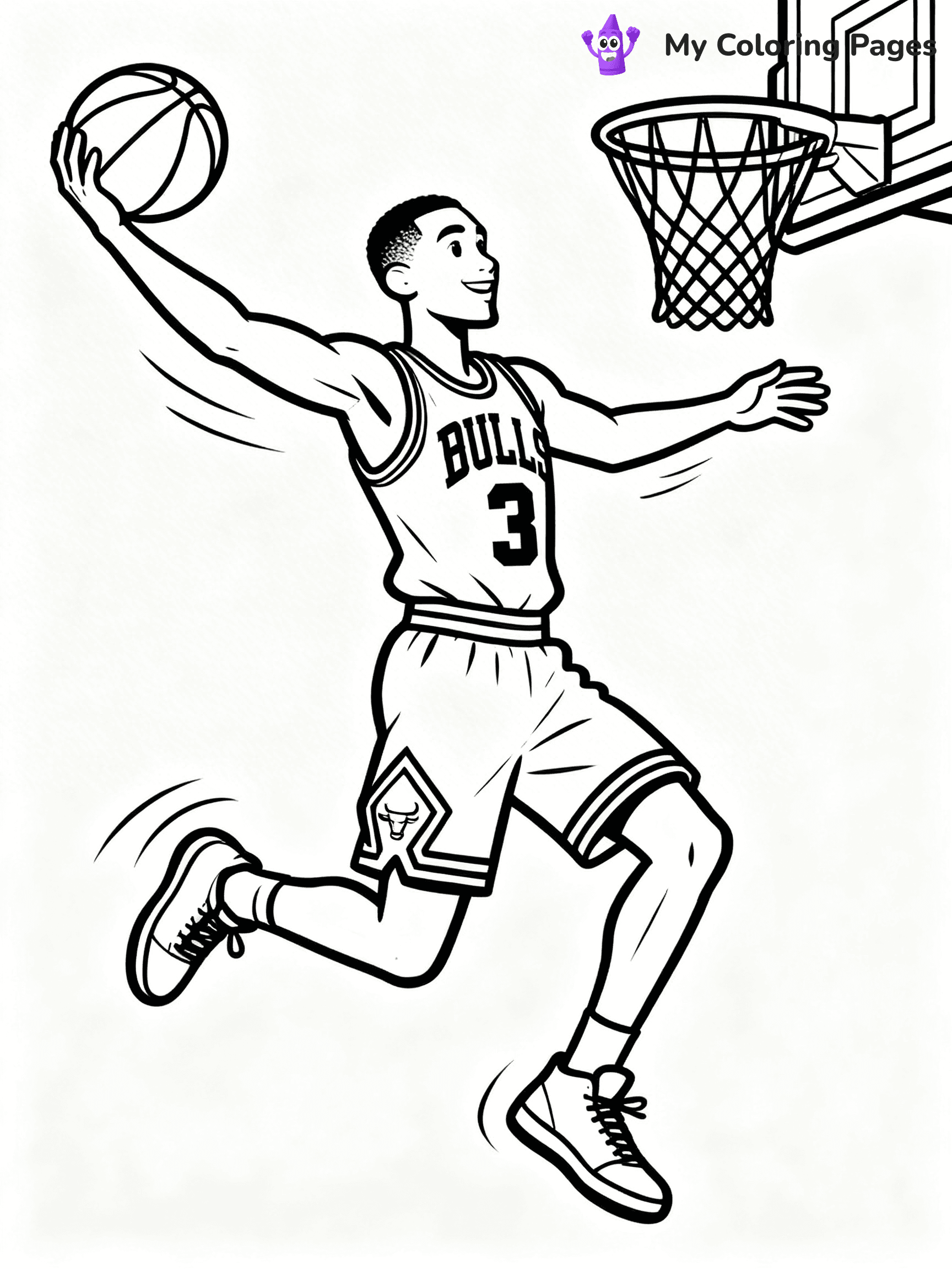 Chicago Bulls Coloring Pages - 17
