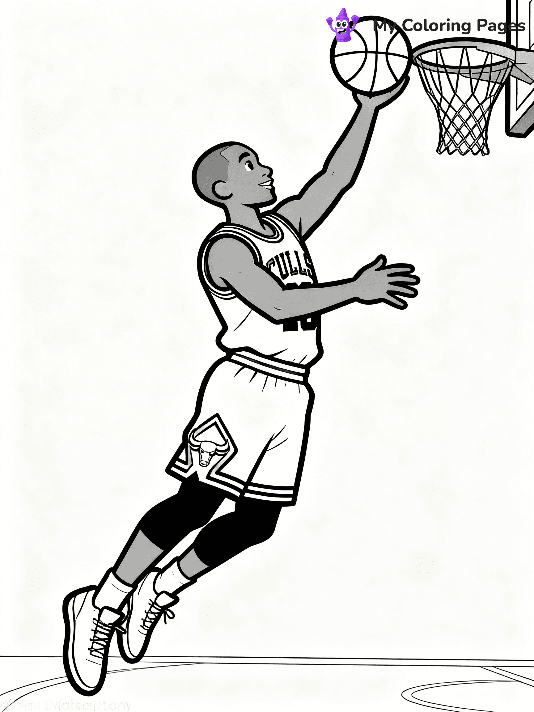 Chicago Bulls Coloring Pages - 16