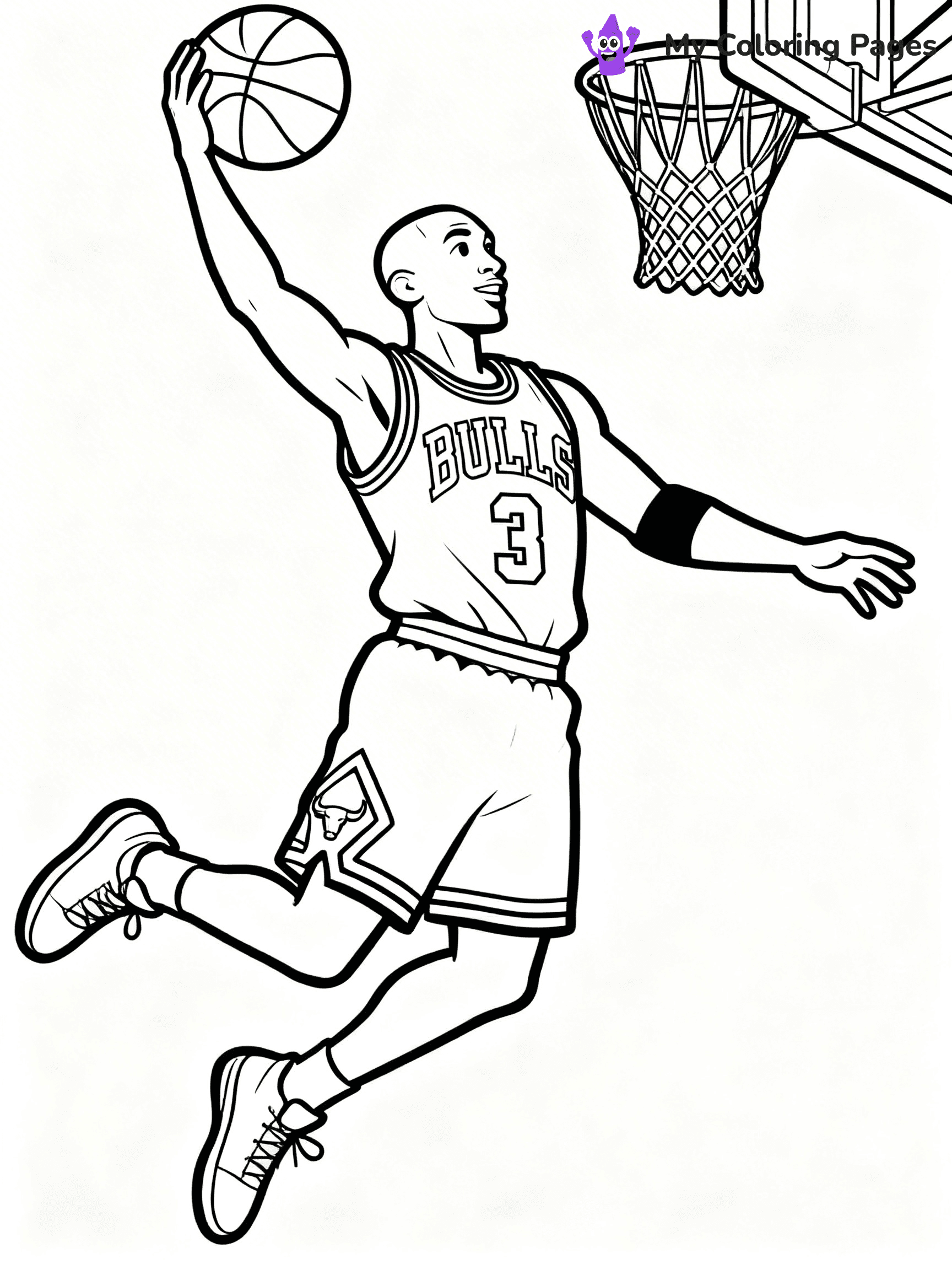 Chicago Bulls Coloring Pages - 15