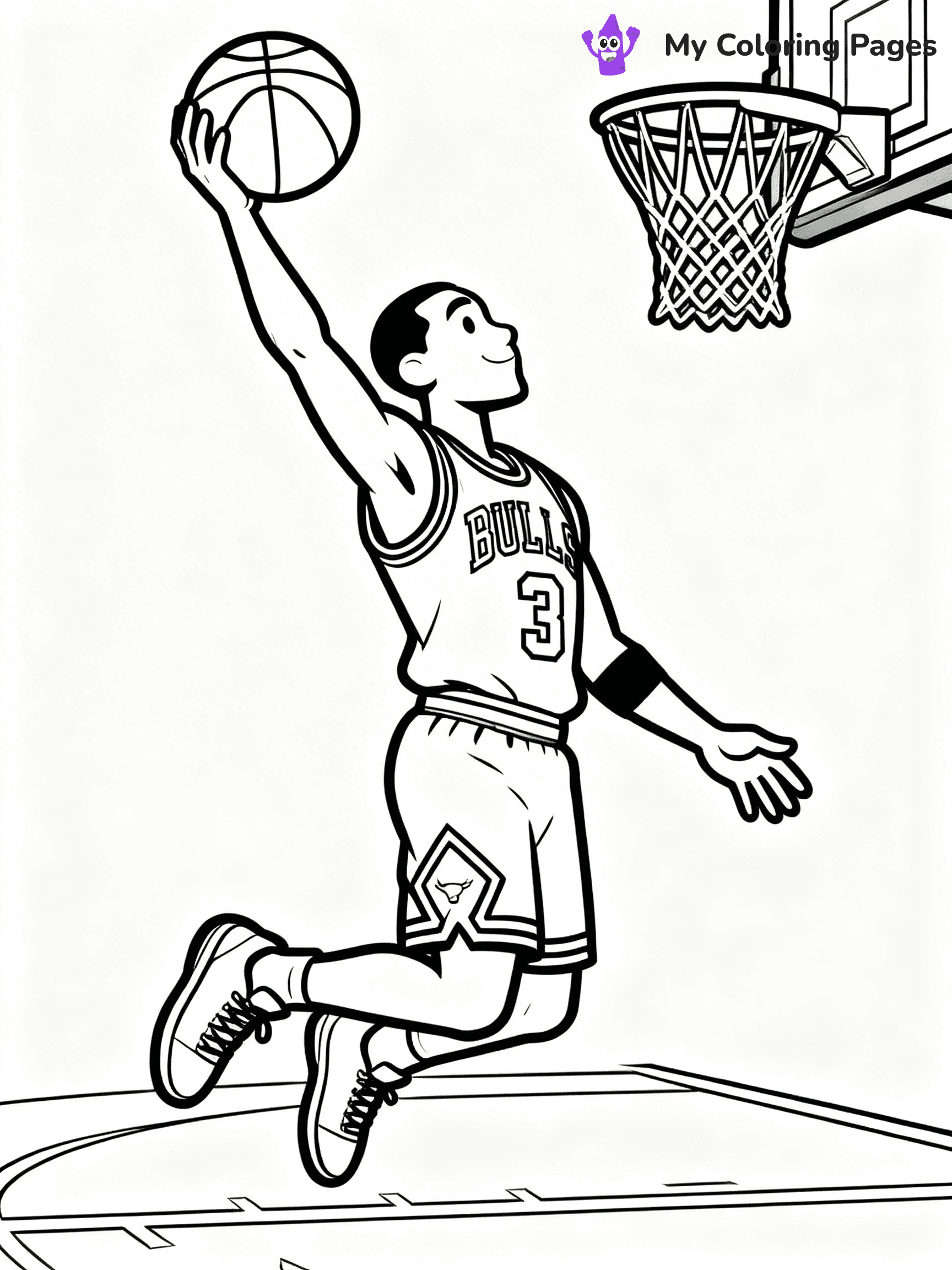 Chicago Bulls Coloring Pages - 14