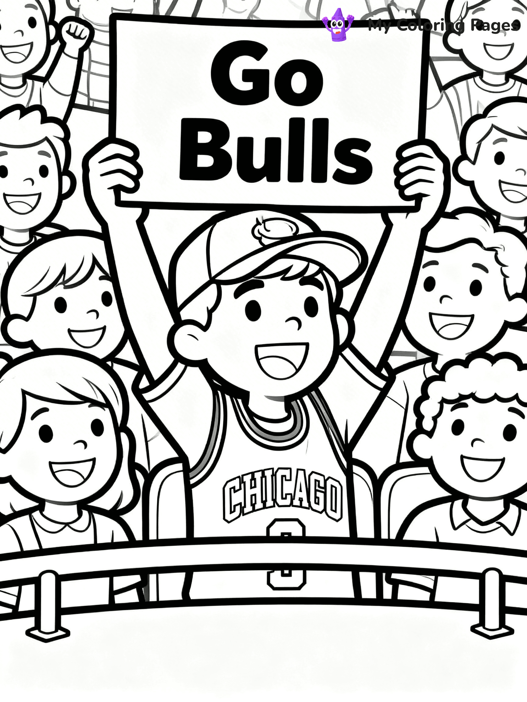 Chicago Bulls Coloring Pages - 5