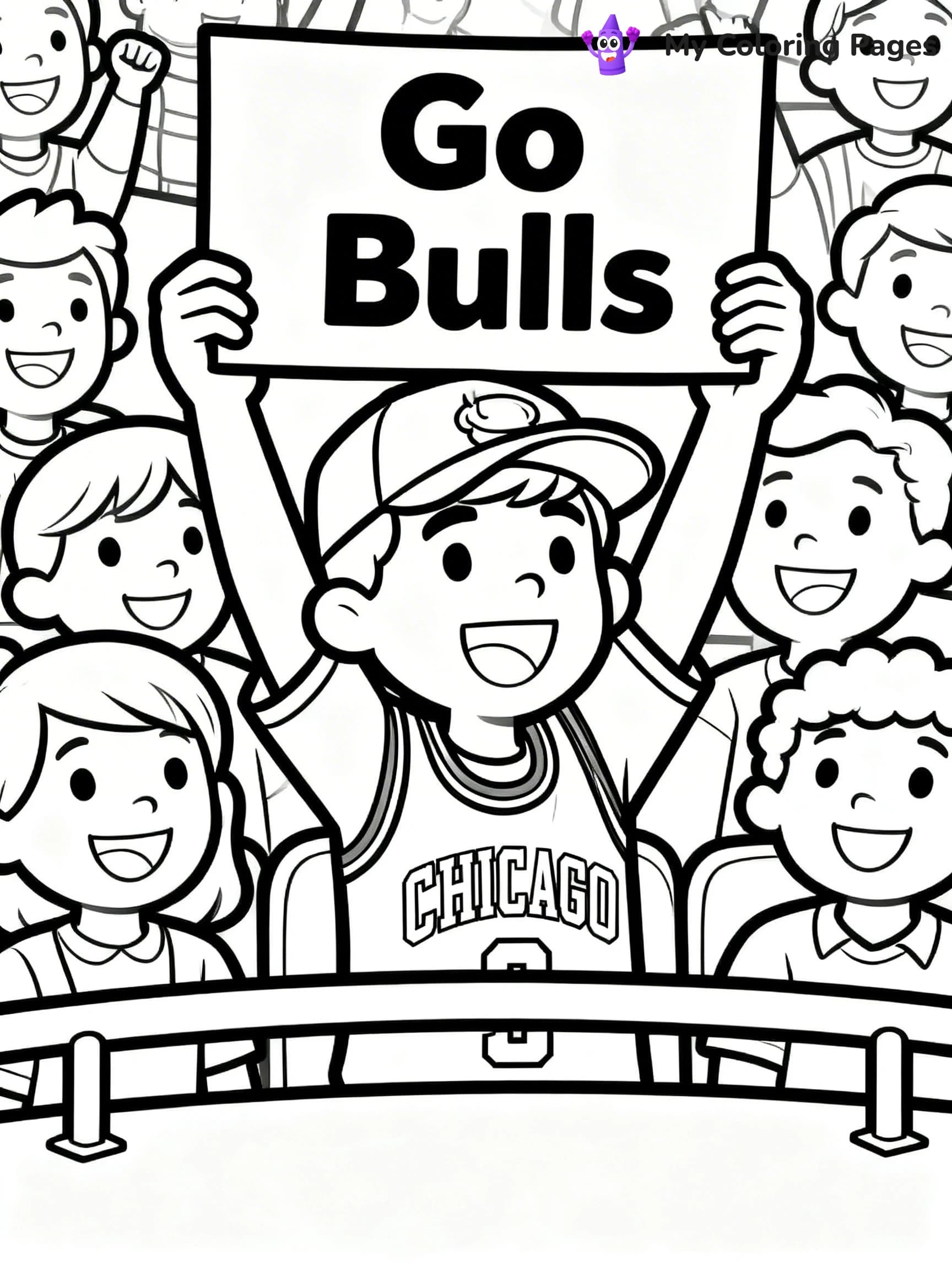 Chicago Bulls Coloring Pages - 5