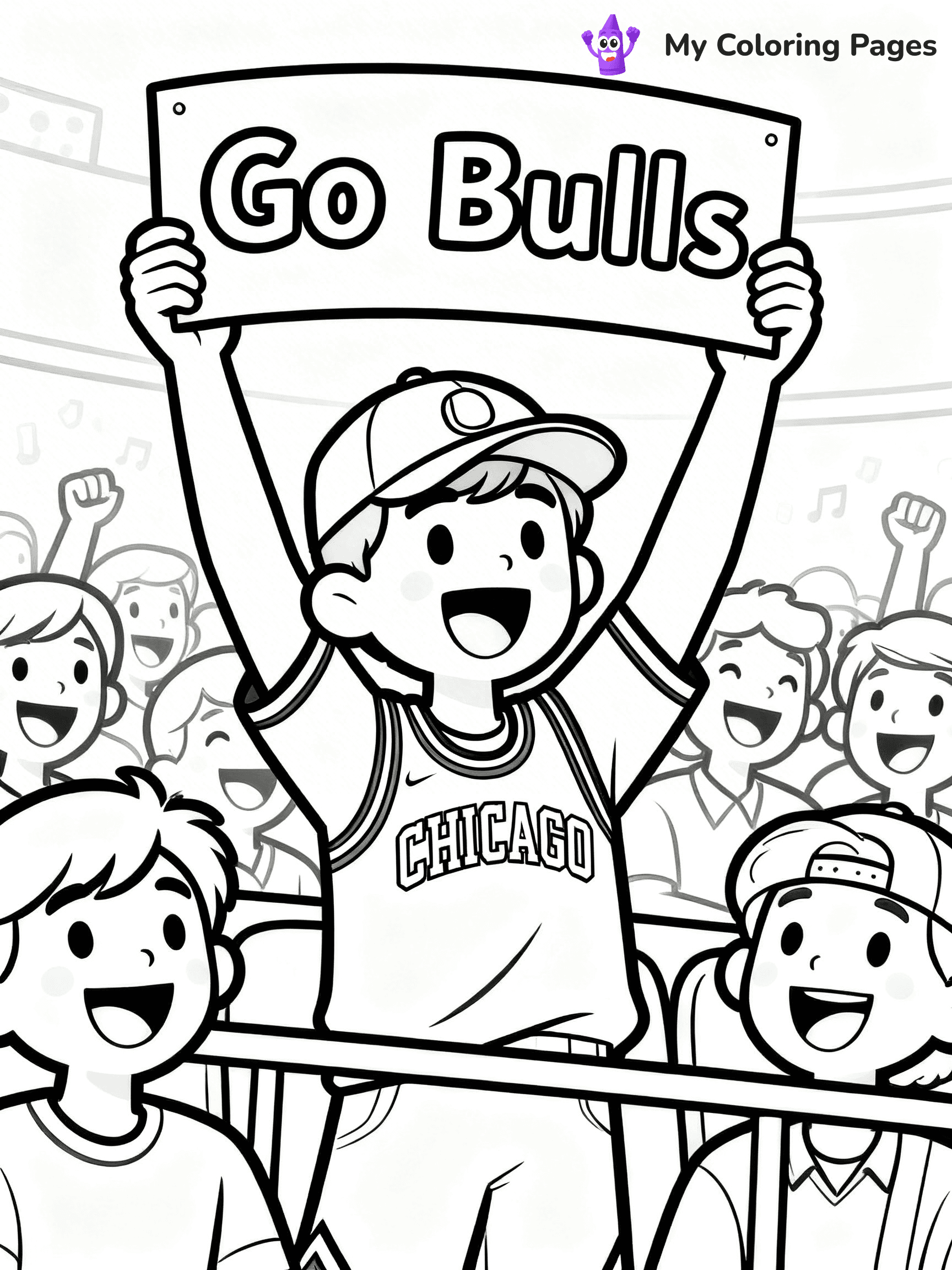 Chicago Bulls Coloring Pages - 3